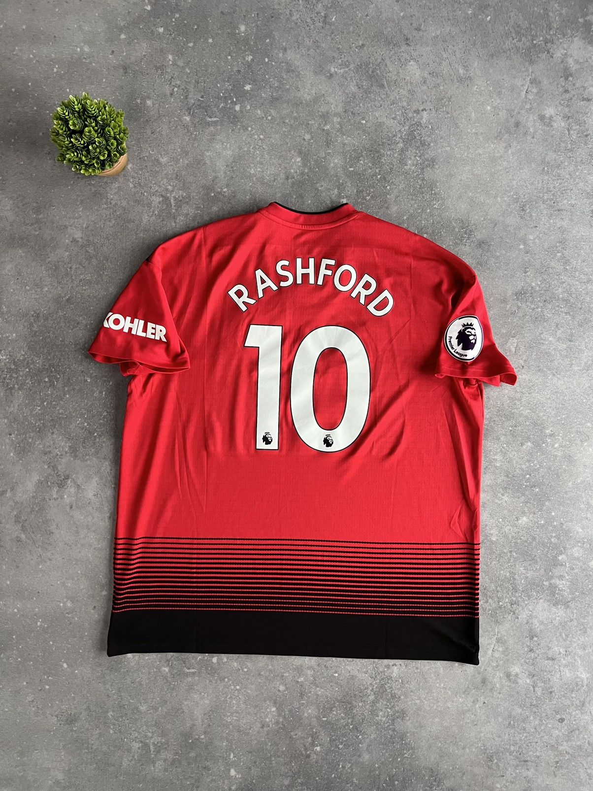 Adidas × Vintage Adidas Manchester United Rashford Premier League Football Size US XXL / EU 58 / 5 - 1 Thumbnail