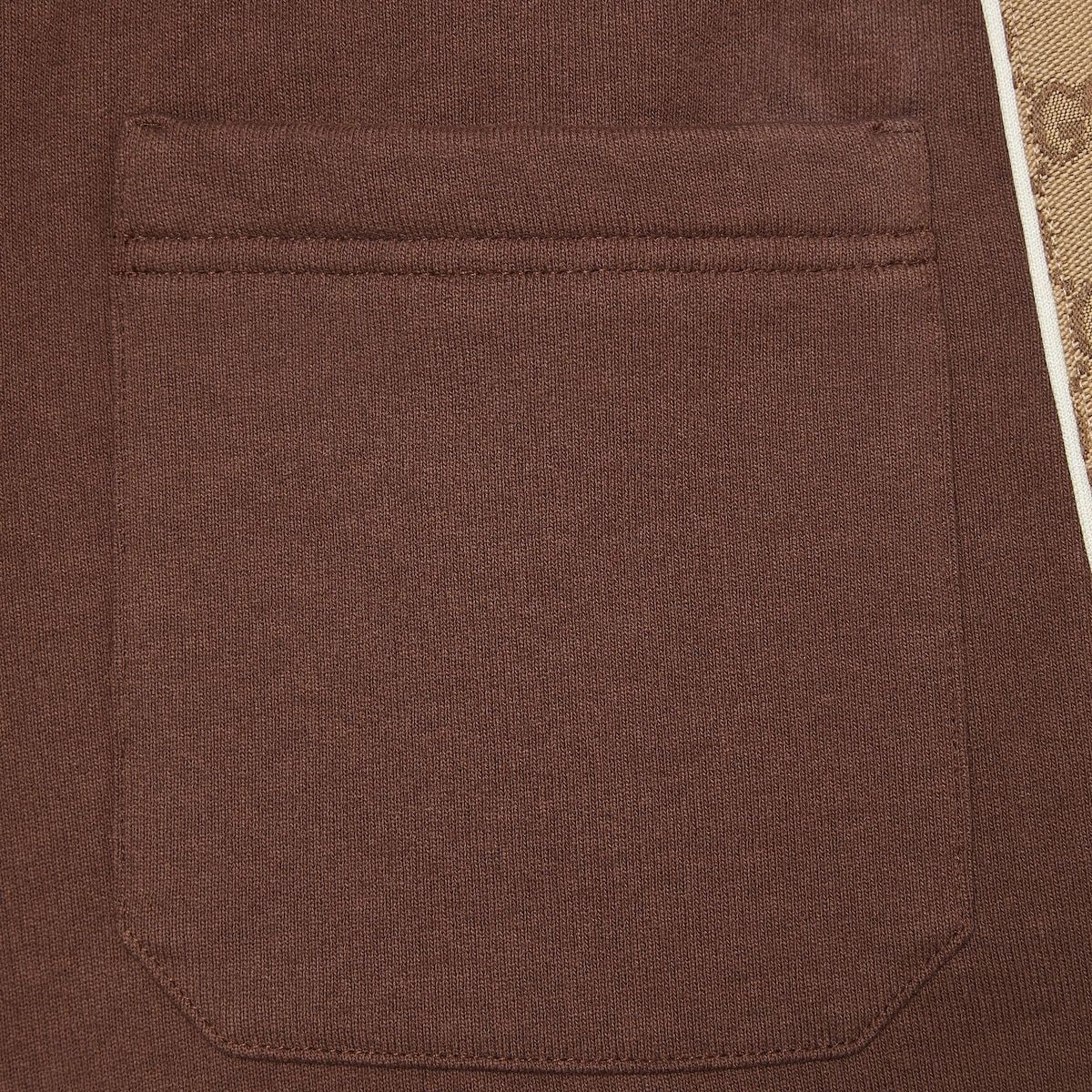 Gucci o1s1wg110925 Cotton Jersey Sweatpants in Brown Size US 28 / EU 44 - 3 Thumbnail