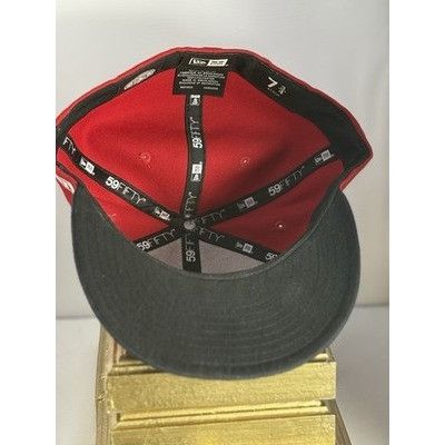New Era Cleveland Indians Cooperstown 59FIFTY Jacobs Patch Fitted Ha Size ONE SIZE - 5 Thumbnail