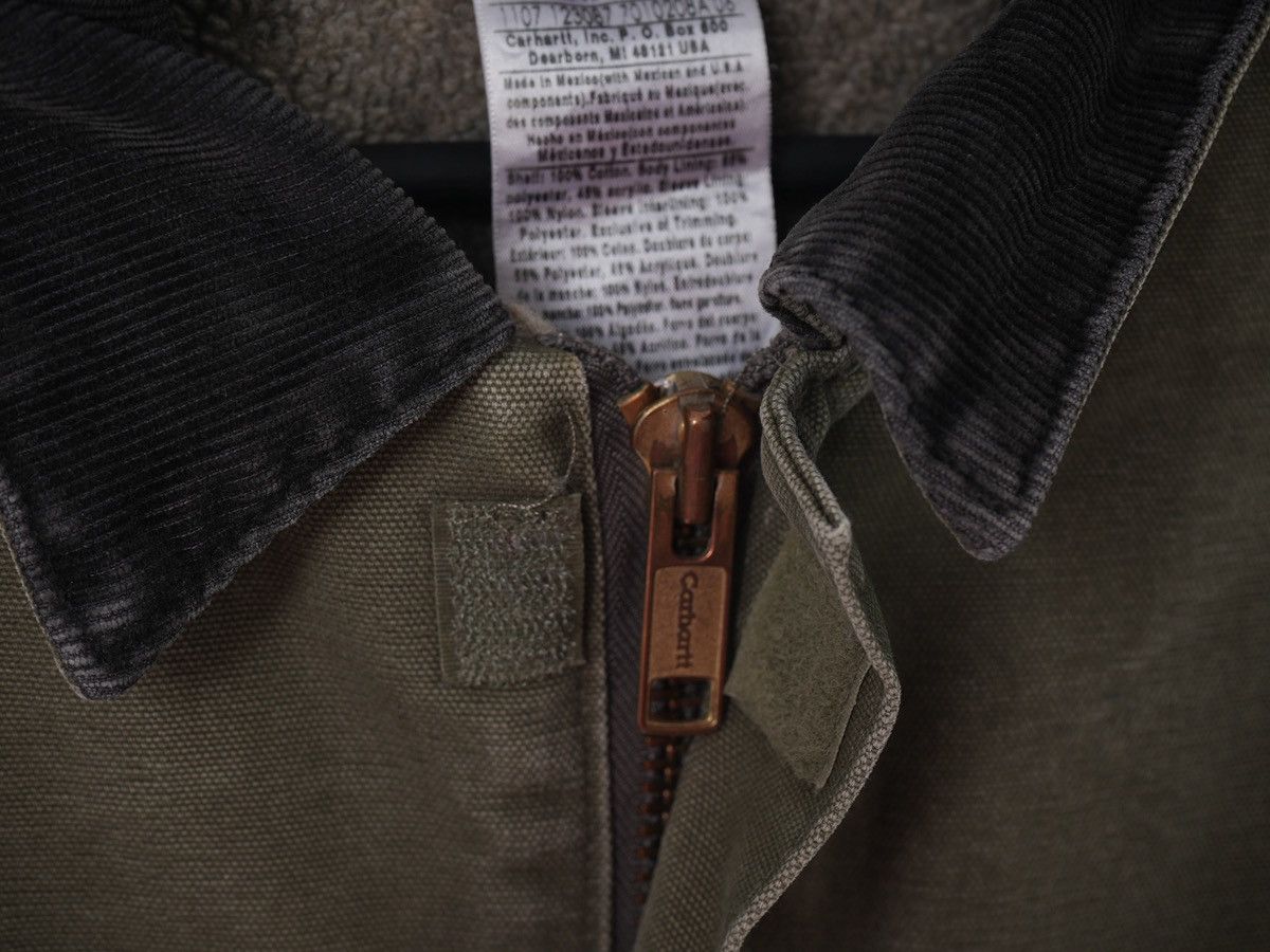 Carhartt Vintage Carhartt J164 Detroit Faded Fleece Lined Work Jacket Size US XL / EU 56 / 4 - 8 Thumbnail