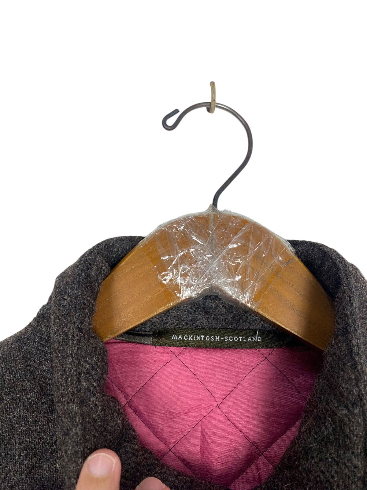 Mackintosh Rare‼️ Vintage Mackintosh Quited Wool Coat Made in Scotland Size S / US 4 / IT 40 - 5 Thumbnail