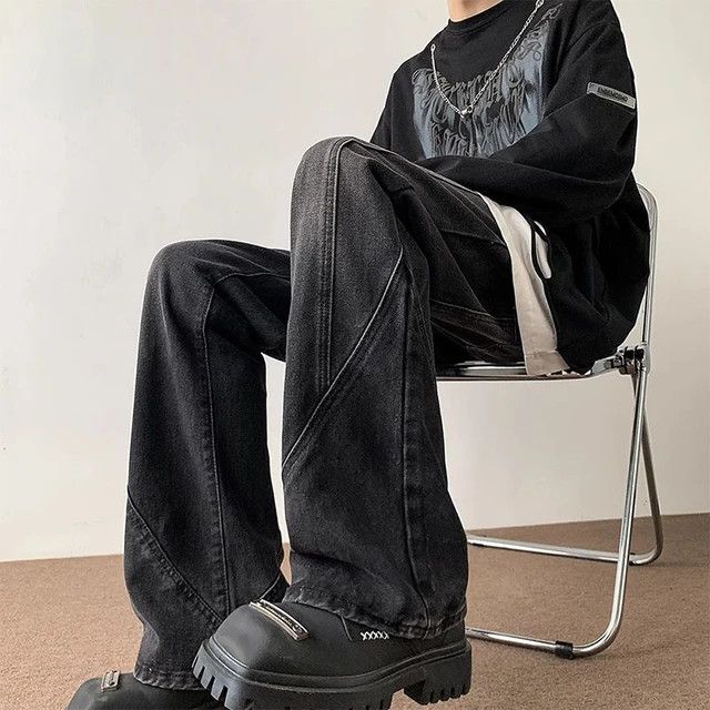 Japanese Brand × Jean Washed Straight Leg Micro Flare Jeans Size US 28 / EU 44 - 5 Thumbnail
