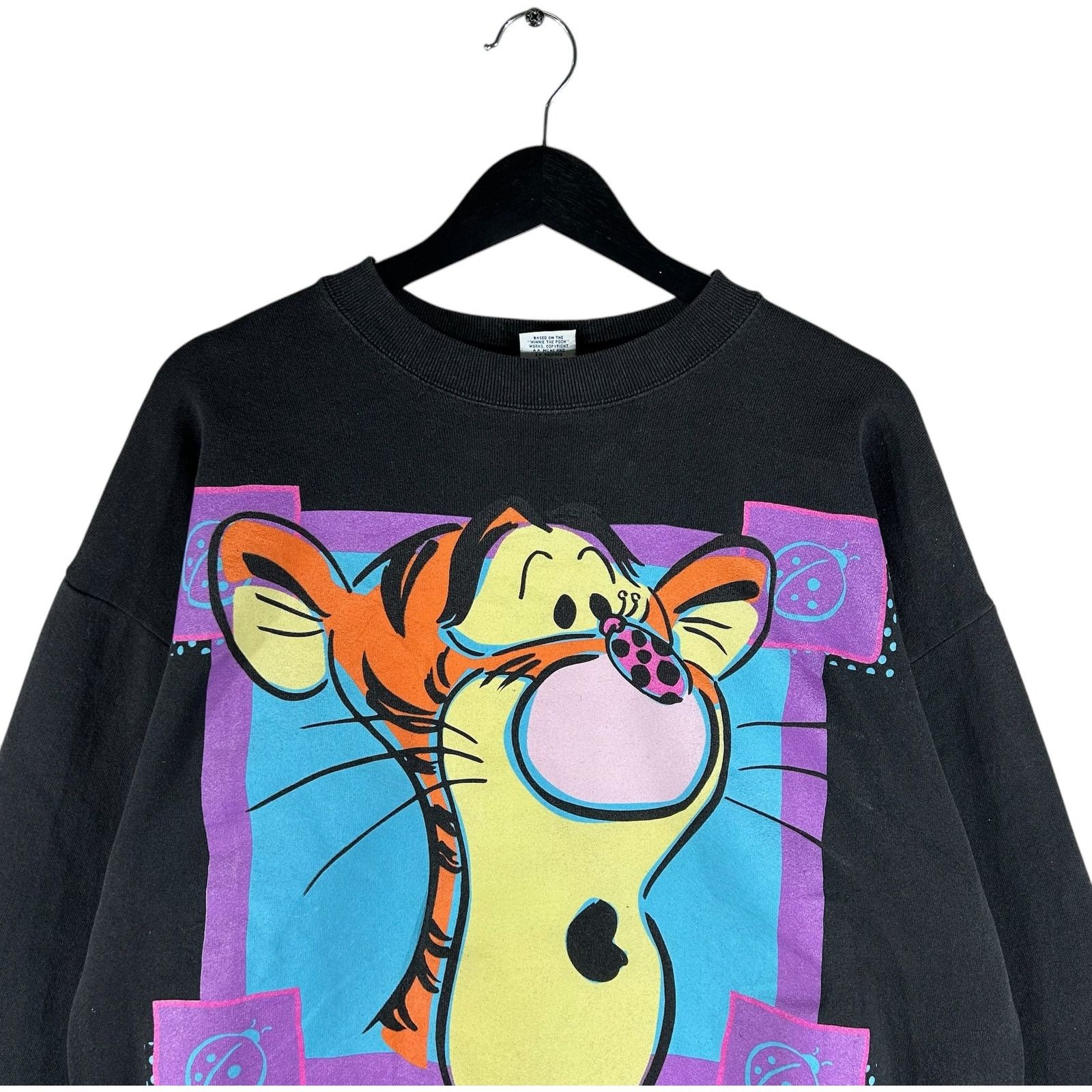 Vintage Vintage Winnie The Pooh Tigger Big Face Quote Crewneck XL Size US XL / EU 56 / 4 - 2 Thumbnail