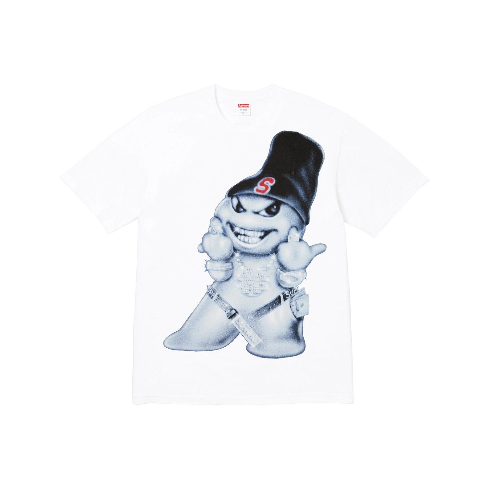 Supreme Supreme Snowman Graphic T-Shirt White Size S Size US S / EU 44-46 / 1 - 1 Thumbnail