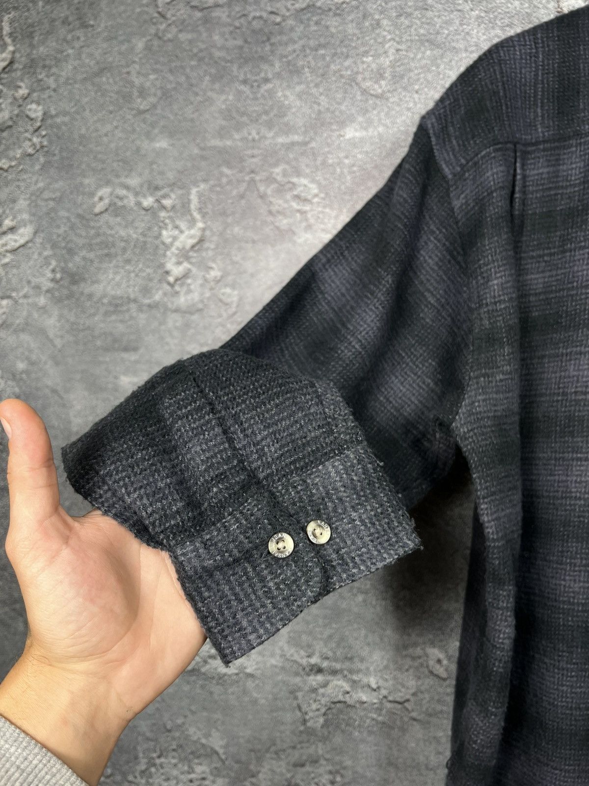 Kansai Yamamoto Vintage Kansai Yamamoto Oversized Wool Flannel Shirt Size US XXL / EU 58 / 5 - 9 Thumbnail