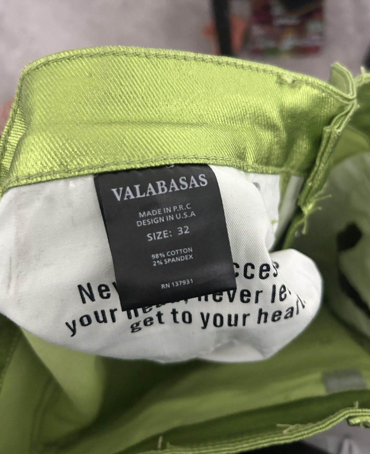 Valabasas Valabasas Green Cargo Pants Size US 32 / EU 48 - 3 Thumbnail