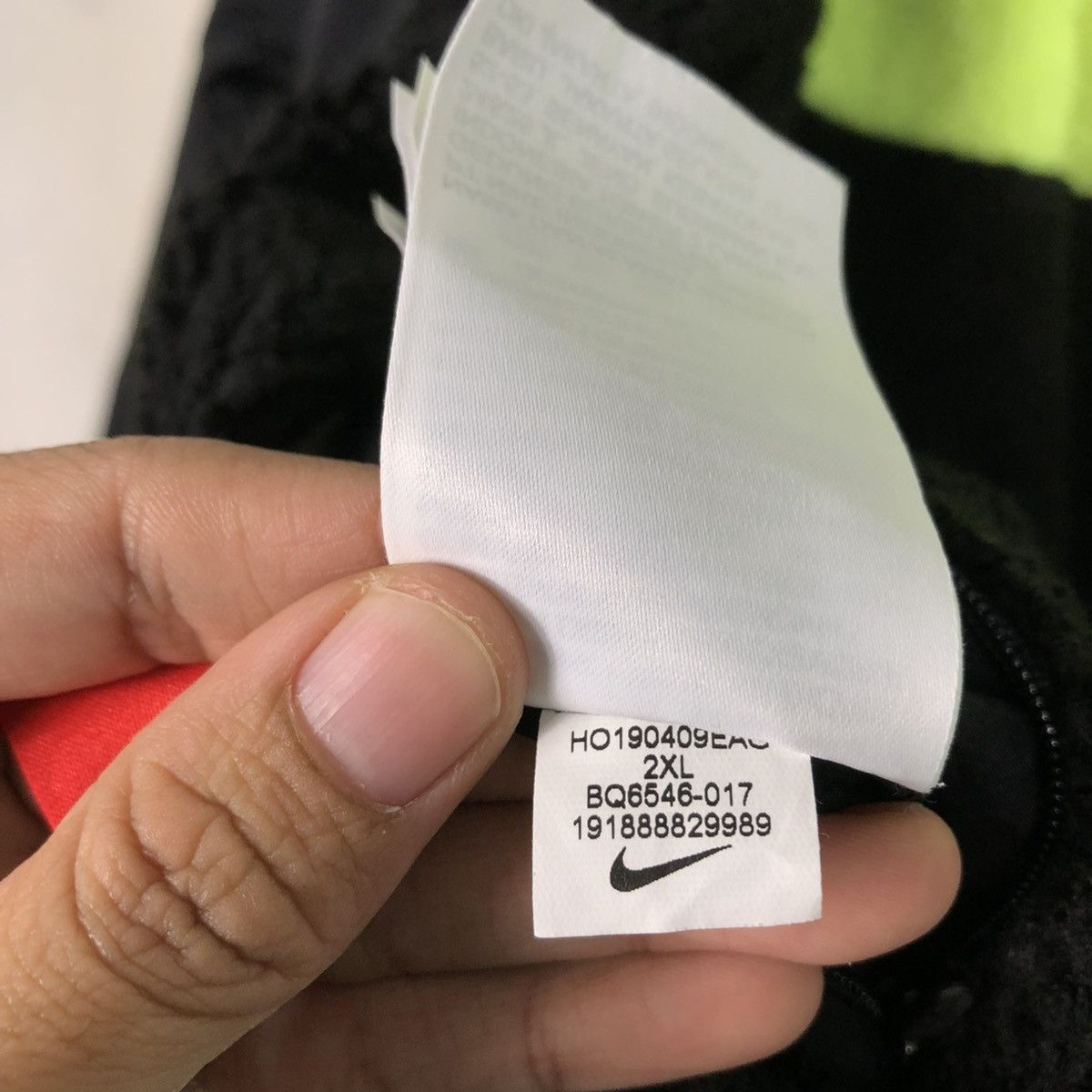 Nike 🔥VINTAGE FLEECE BOMBER JACKET NIKE BIG SWOOSH LOGO Size US XXL / EU 58 / 5 - 24 Thumbnail