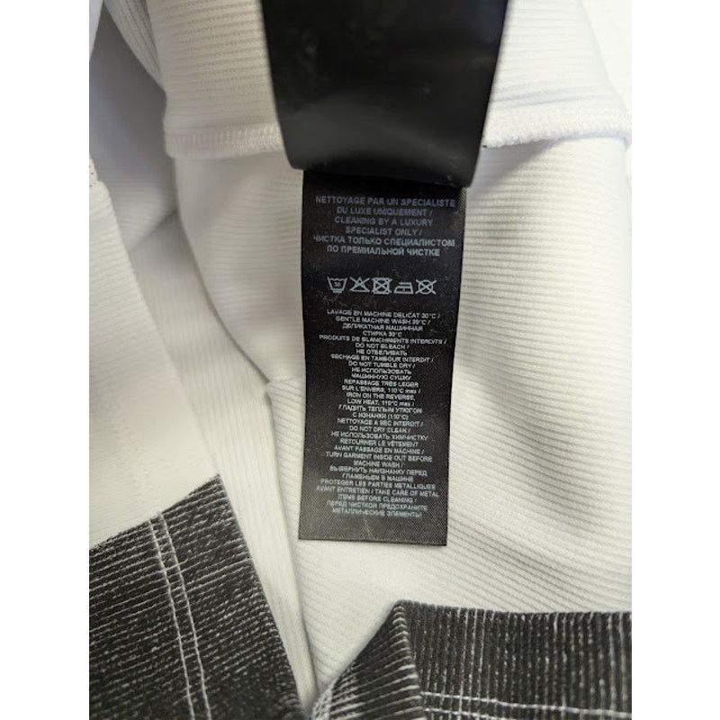 Balmain o1rshd1 Ribbed Tie Print Tank Top in White Size US XL / EU 56 / 4 - 20 Thumbnail