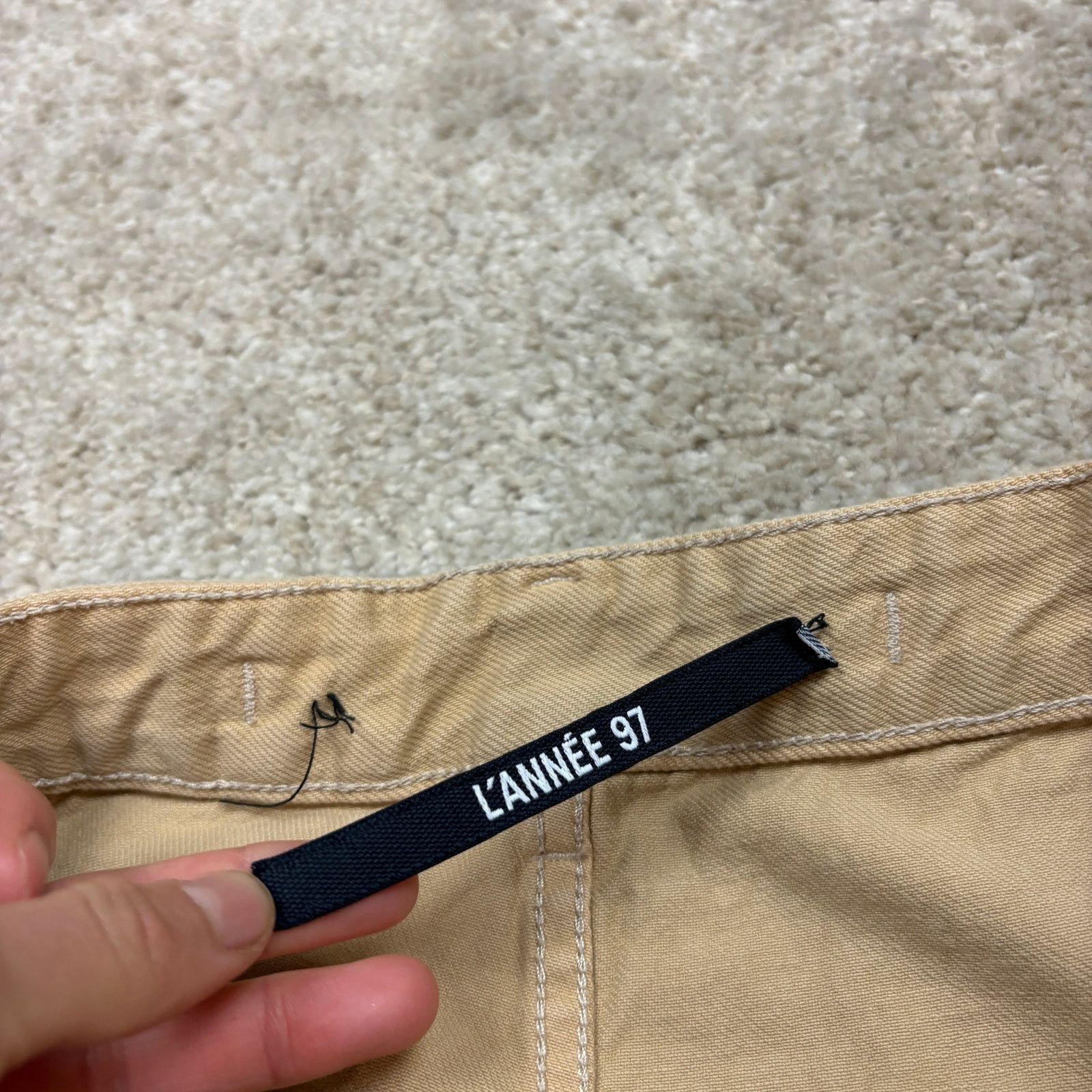 Jacquemus Jacquemus Organic Cotton Chino L'annee 97 Pants Men's 36x30 Size US 36 / EU 52 - 5 Thumbnail