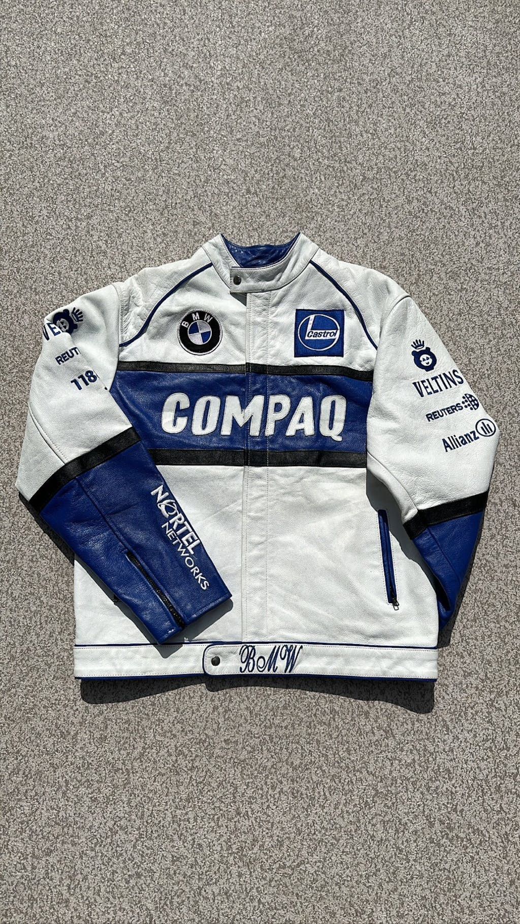 BMW BMW 90s Racing Leather Jacket Rare Streetwear Size US S / EU 44-46 / 1 - 2 Thumbnail