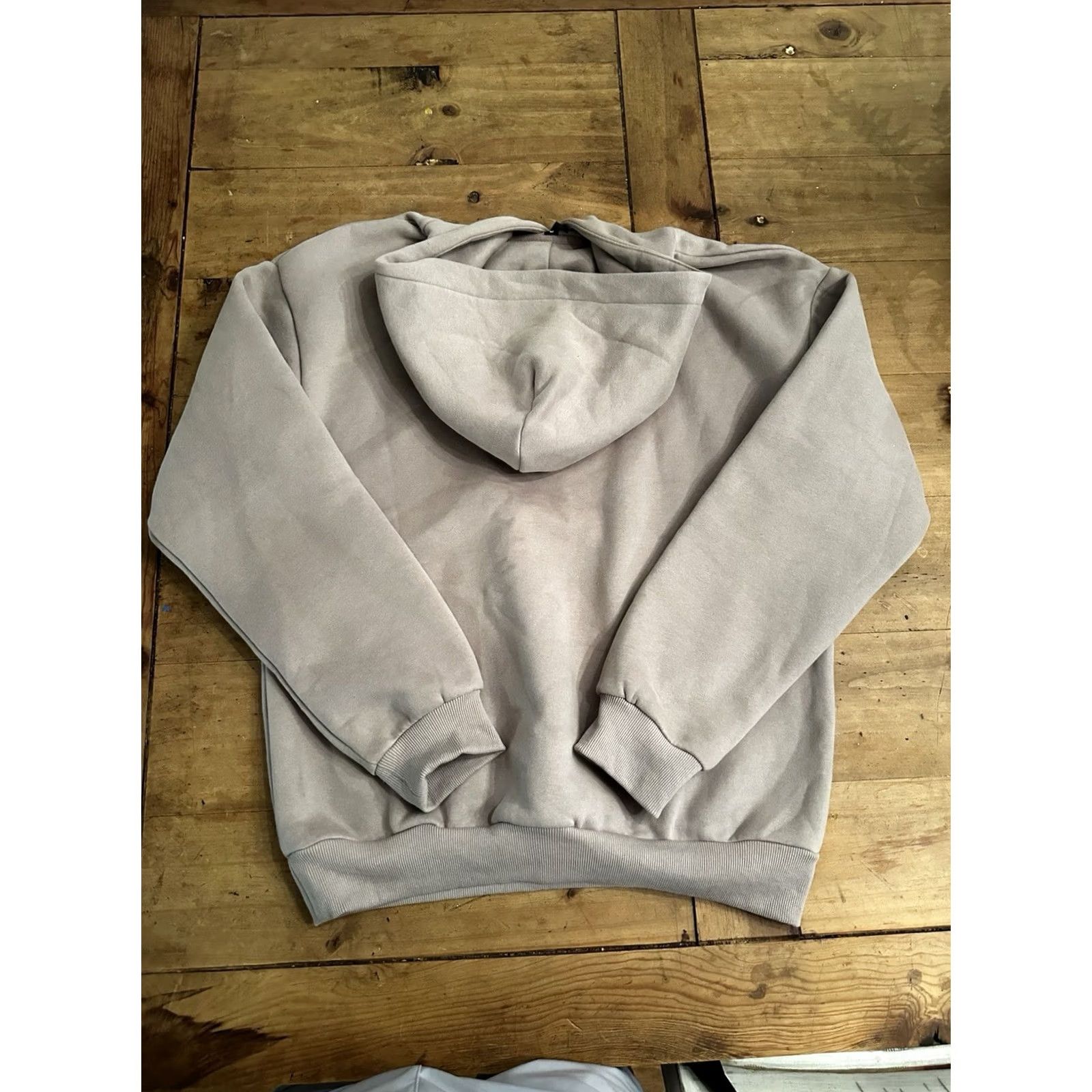Vintage M & M Comfrt Minimalist Hoodie Beige US Size M Men Regular Medium Pullover Beige Hoodie Pre-owned Good Size US M / EU 48-50 / 2 - 5 Thumbnail