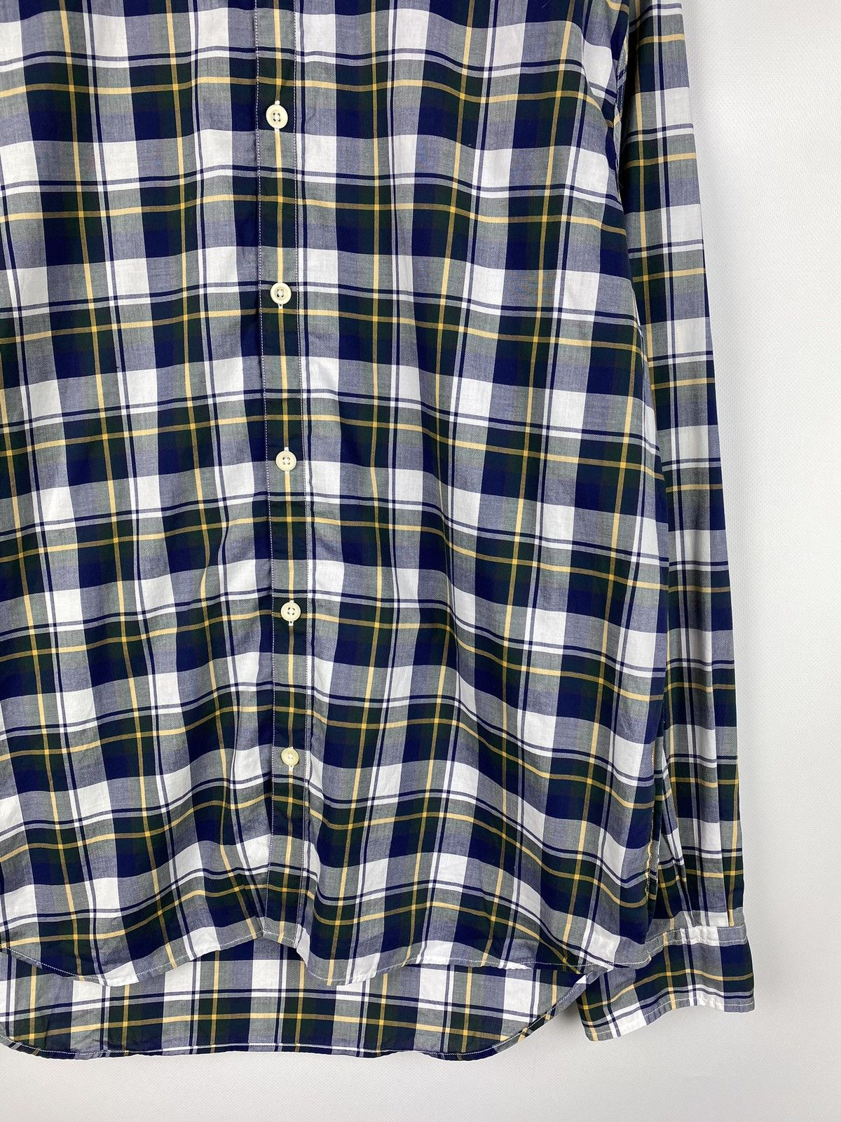 Albam Albam men’s long sleeve checked button up shirt size 3 Size US L / EU 52-54 / 3 - 6 Thumbnail