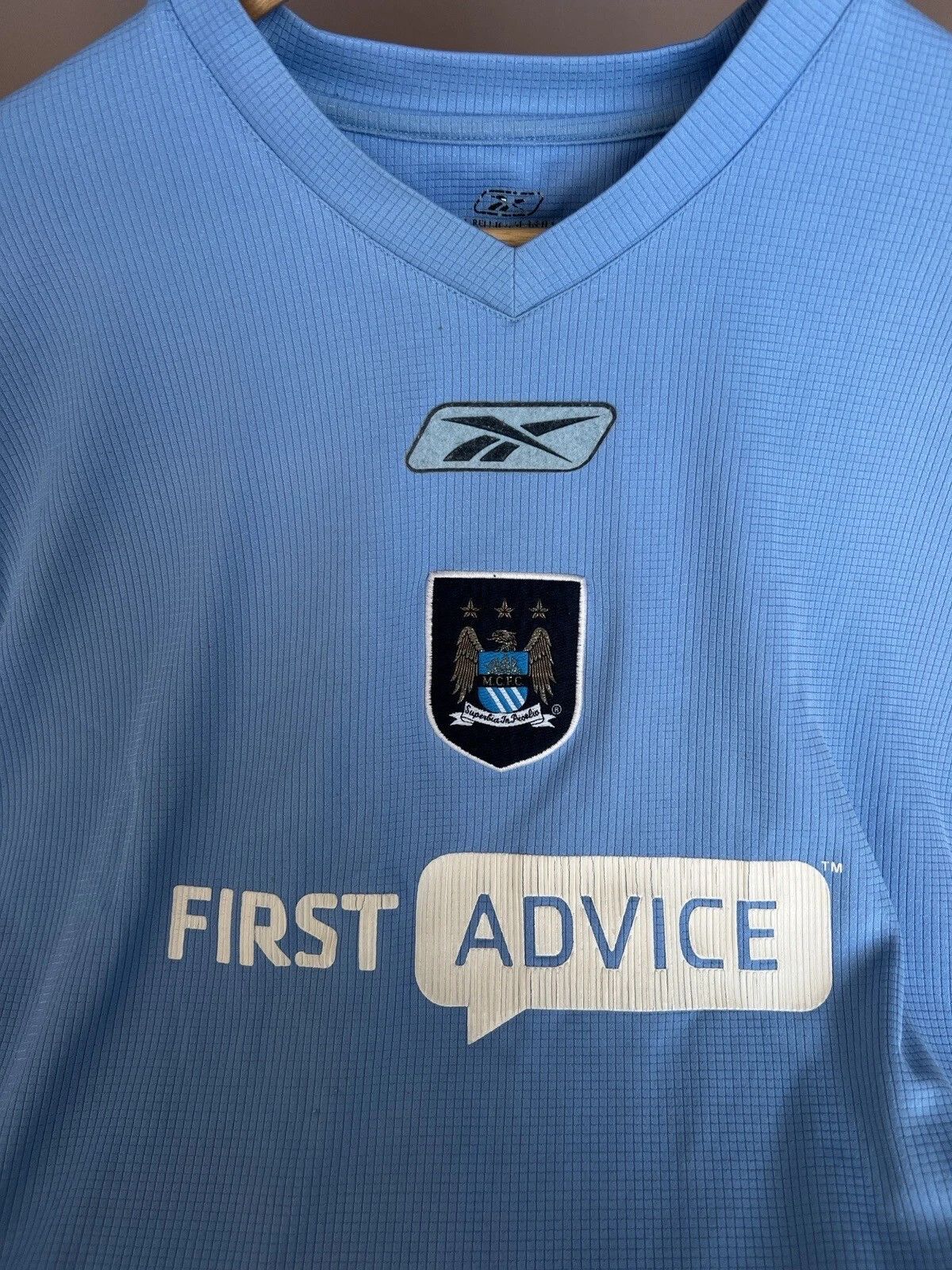 Reebok FC Manchester City 2003/2004 Training Football Shirt XL/XXL Size US XL / EU 56 / 4 - 7 Thumbnail