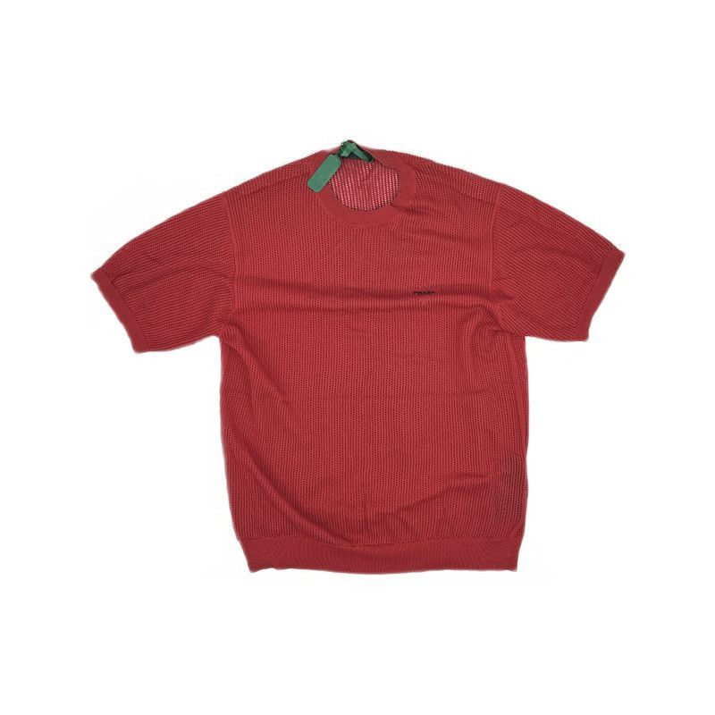 Prada Prada SS22 Red Embroidered Knit Sweater-2506 Size US XL / EU 56 / 4 - 8 Thumbnail