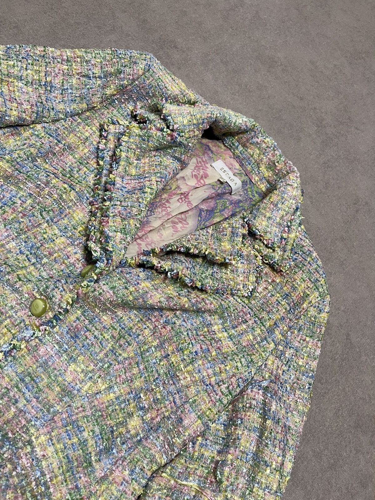 Escada Escada blazer jacket Womens Tweed luxury y2k vintage Coat Size M / US 6-8 / IT 42-44 - 4 Thumbnail