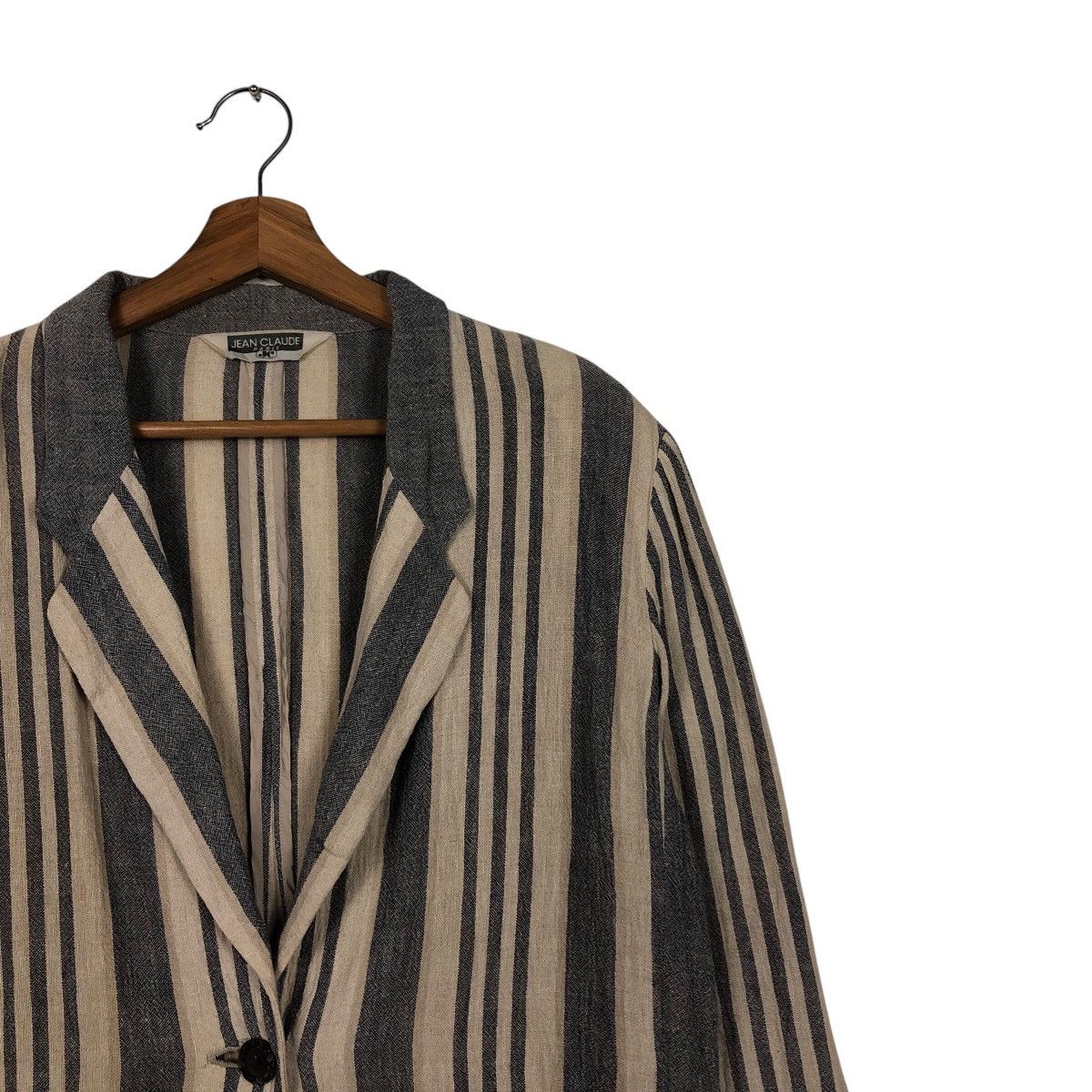 Japanese Brand 📌Vintage Hickory Chore Striped Jacket Jean Claude Paris Size US M / EU 48-50 / 2 - 7 Thumbnail