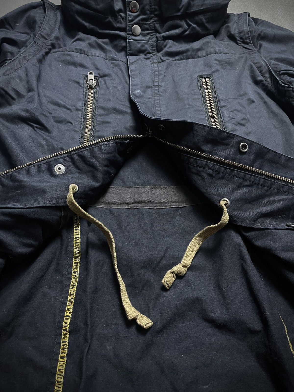Japanese Brand 2000’s Five 5 - Archive Apocalypse Fur Rabbit Bono Parka Size US M / EU 48-50 / 2 - 16 Thumbnail