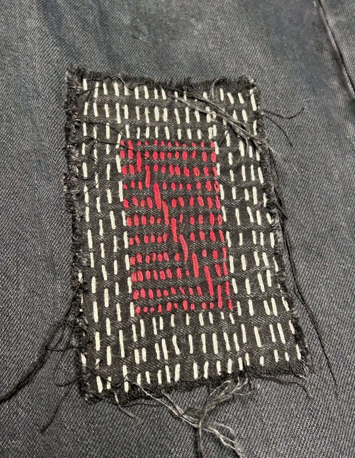 Levi's Levi’s 514s Sashiko Mended and Embellished 1/1 Size US 35 - 4 Thumbnail