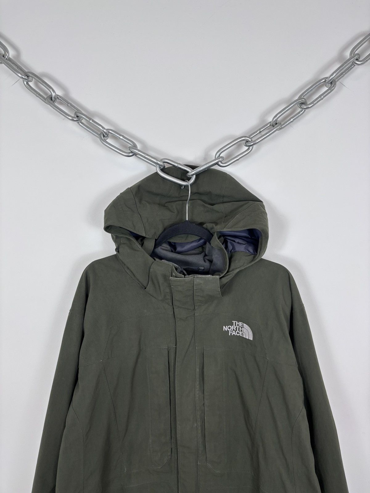 The North Face The North Face Men’s HyVent Khaki Green Hooded Jacket Size US XL / EU 56 / 4 - 4 Thumbnail