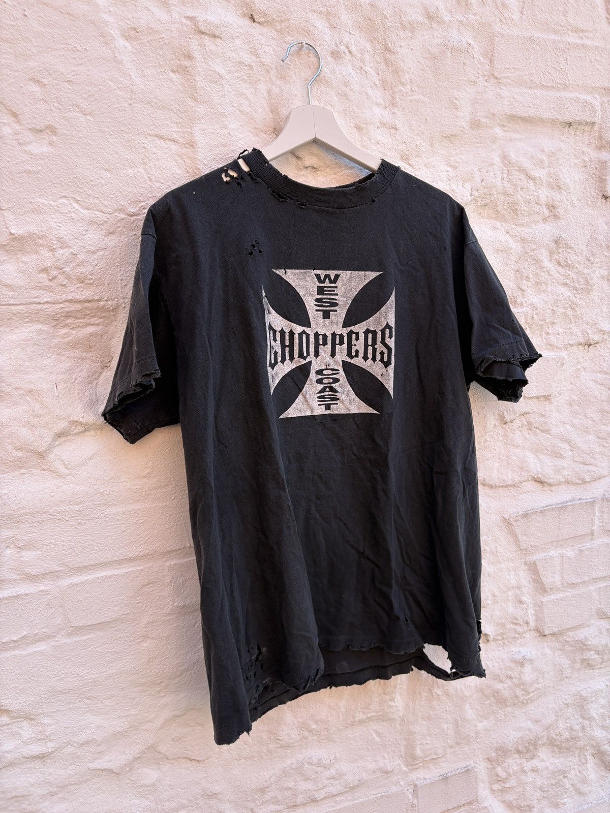 West Coast Choppers Super Distressed 90s West Coast Coppers shirt Size US L / EU 52-54 / 3 - 2 Thumbnail