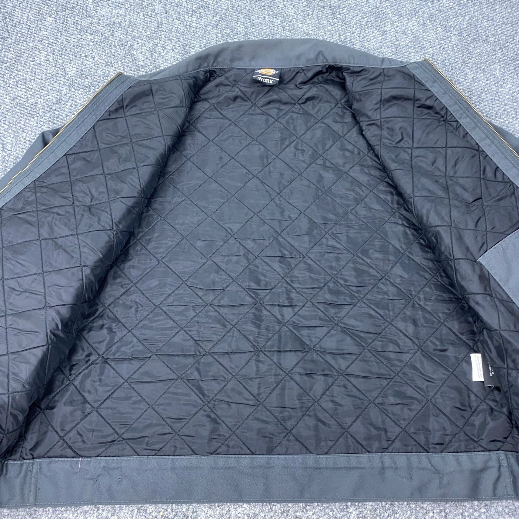Dickies Dickies Jacket 2XL Charcoal Insulated Eisenhower TJ15 Work Zip Quilted Bomber Mens Size US XXL / EU 58 / 5 - 7 Thumbnail