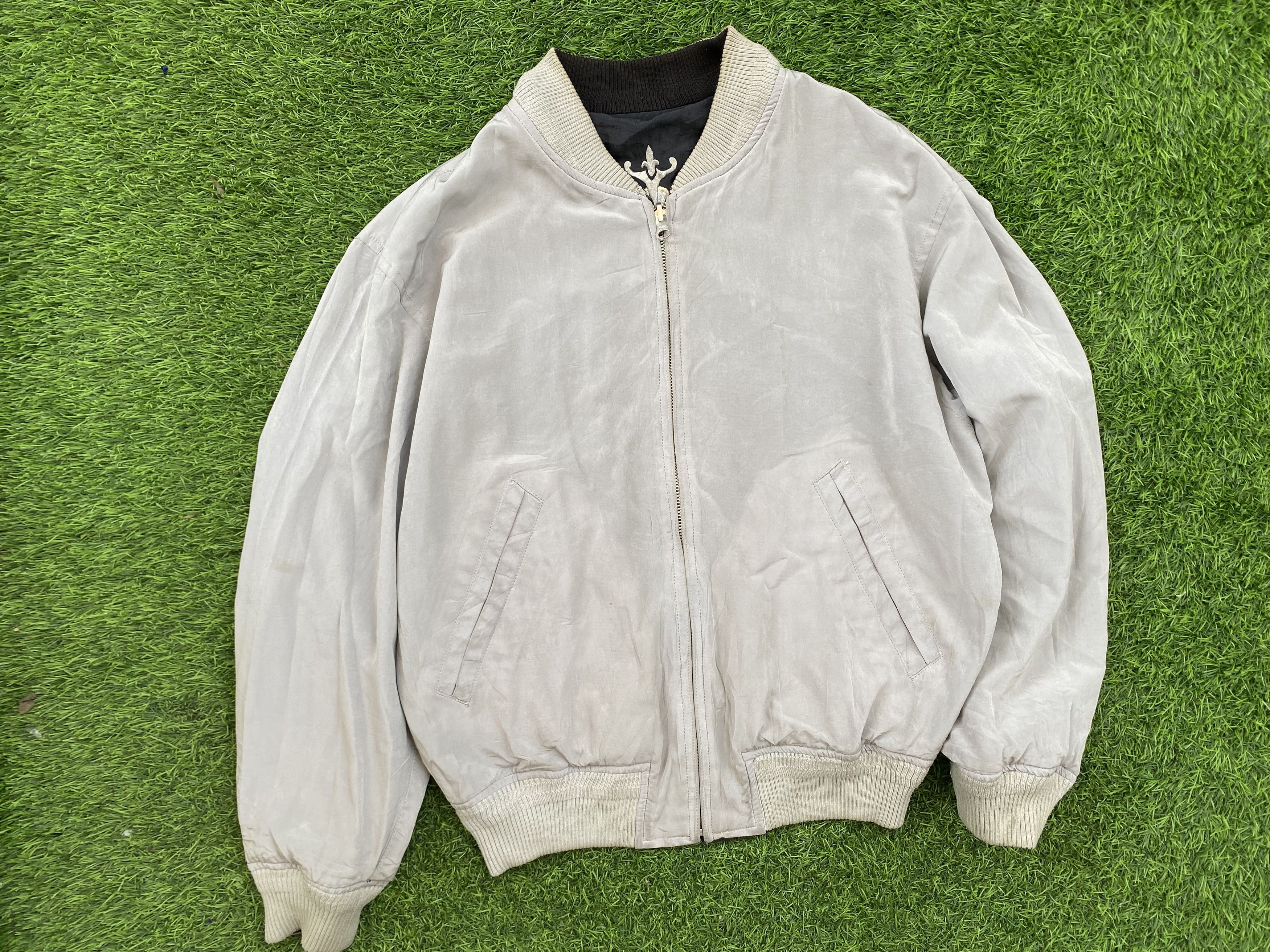 Japanese Brand Vintage Jun Men Bomber Reversible Embordiery Jacket Size US L / EU 52-54 / 3 - 7 Thumbnail