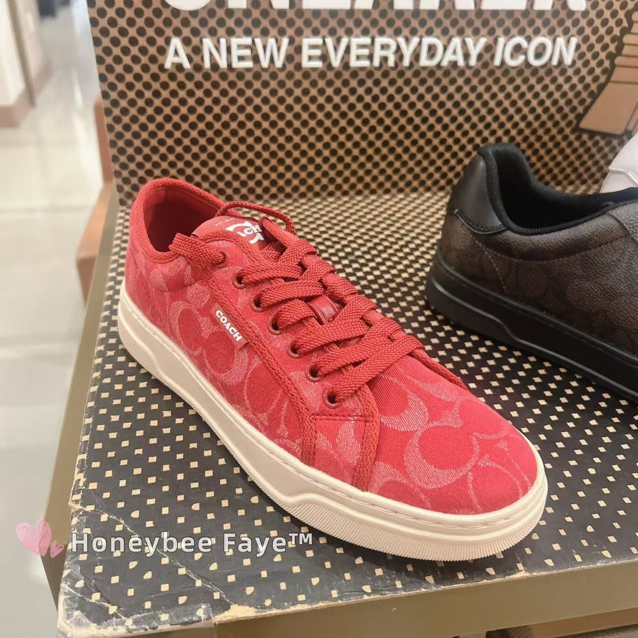 Coach Canvas Sneaker In Signature Denim CDE35 Size US 6.5 / IT 36.5 - 1 Thumbnail