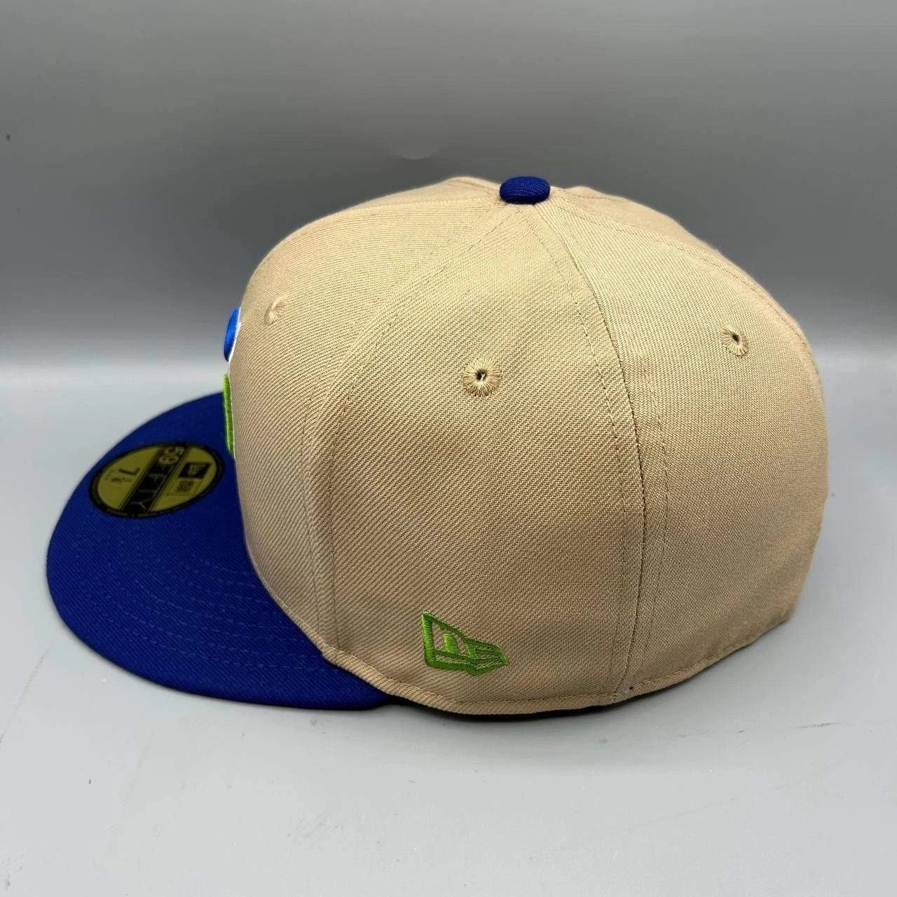 New Era Hartford Whalers Hat Men 7 1/8 Brown Blue NHL Fitted Cap New Size ONE SIZE - 7 Thumbnail