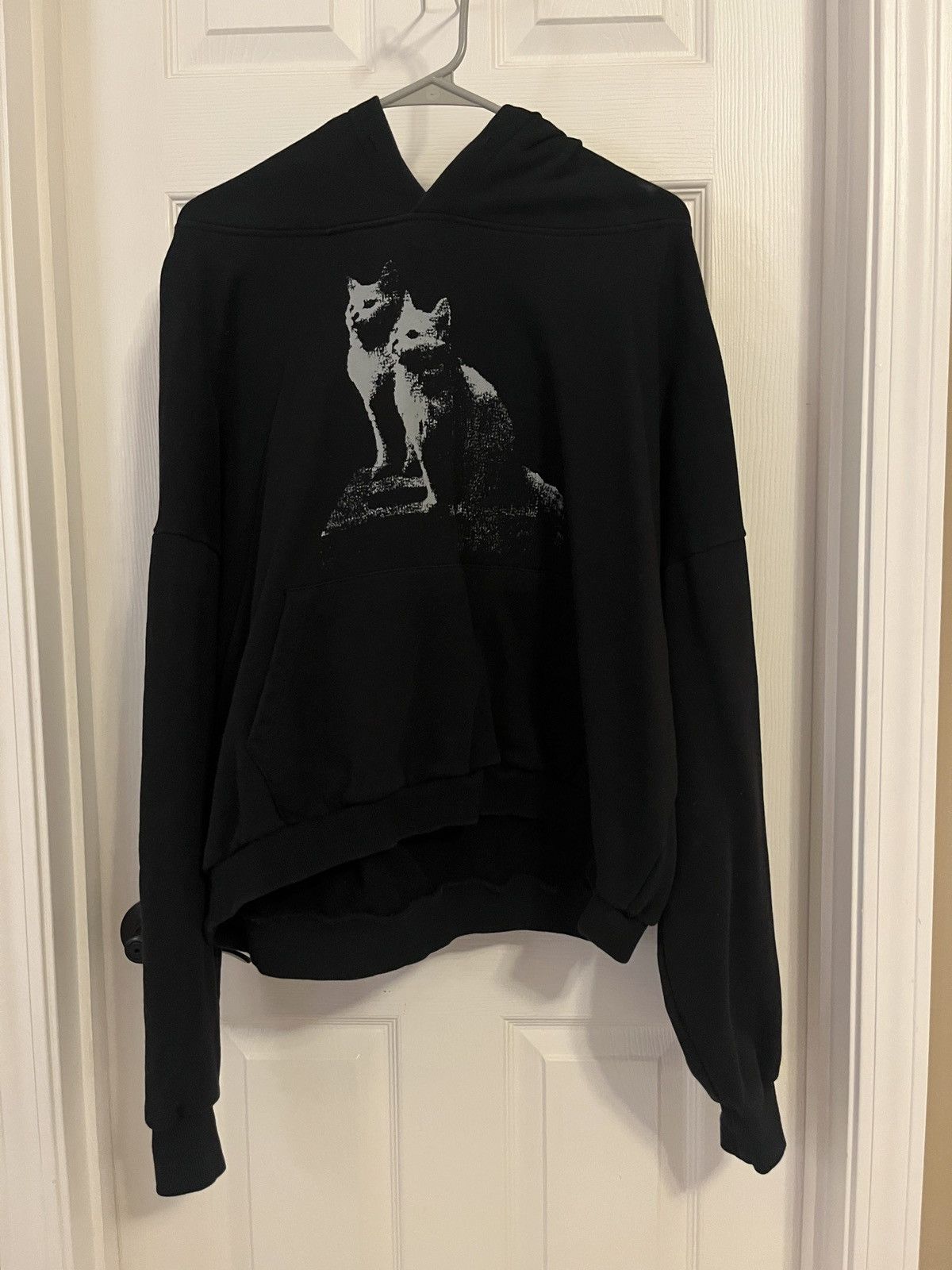 Image of Balenciaga I Love Cats in Black, Men's (Size Small)