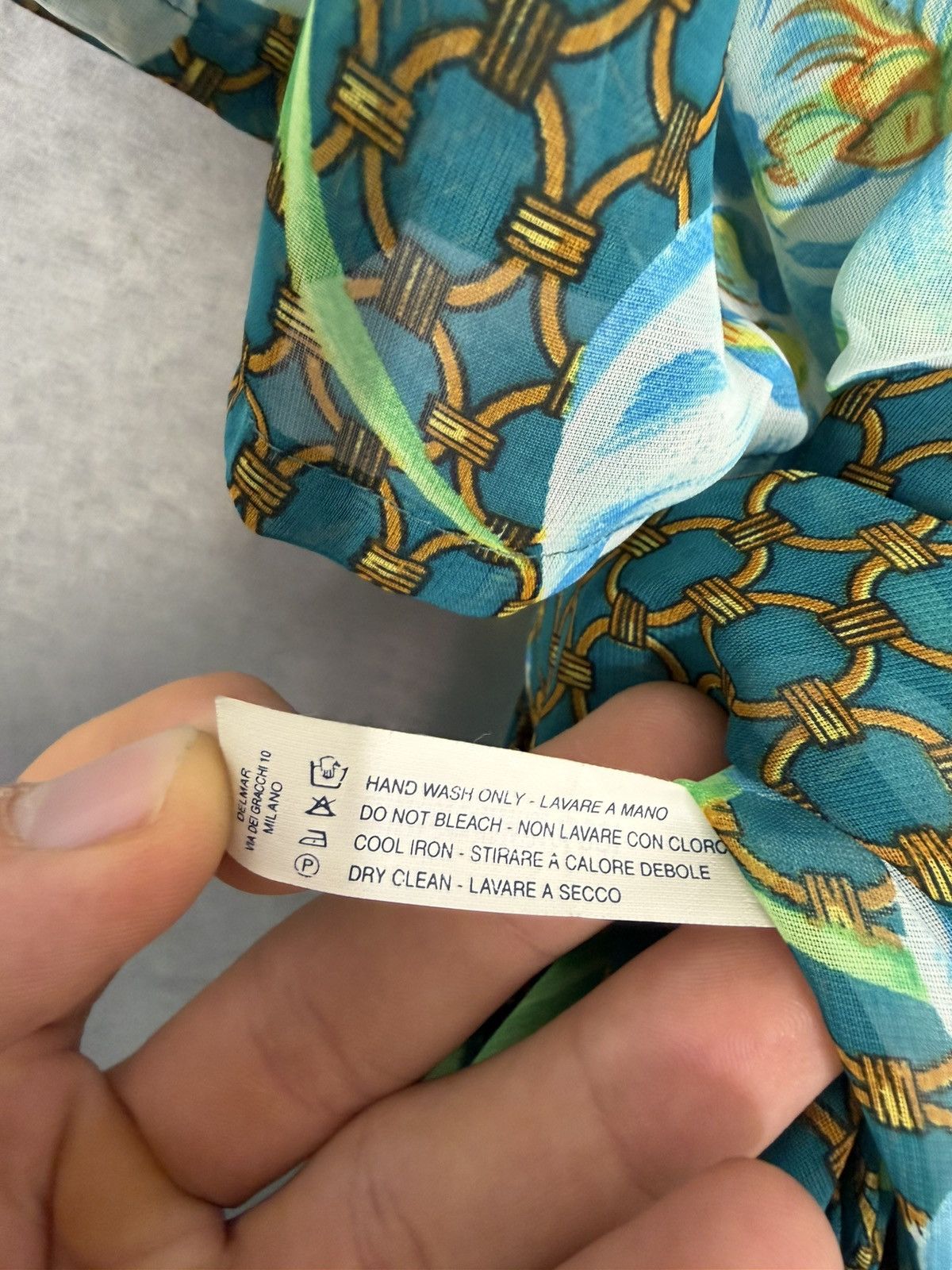 Christian Dior Monsieur Christian Dior Floral Overprinted Transparent Shirt Size L / US 10 / IT 46 - 13 Thumbnail