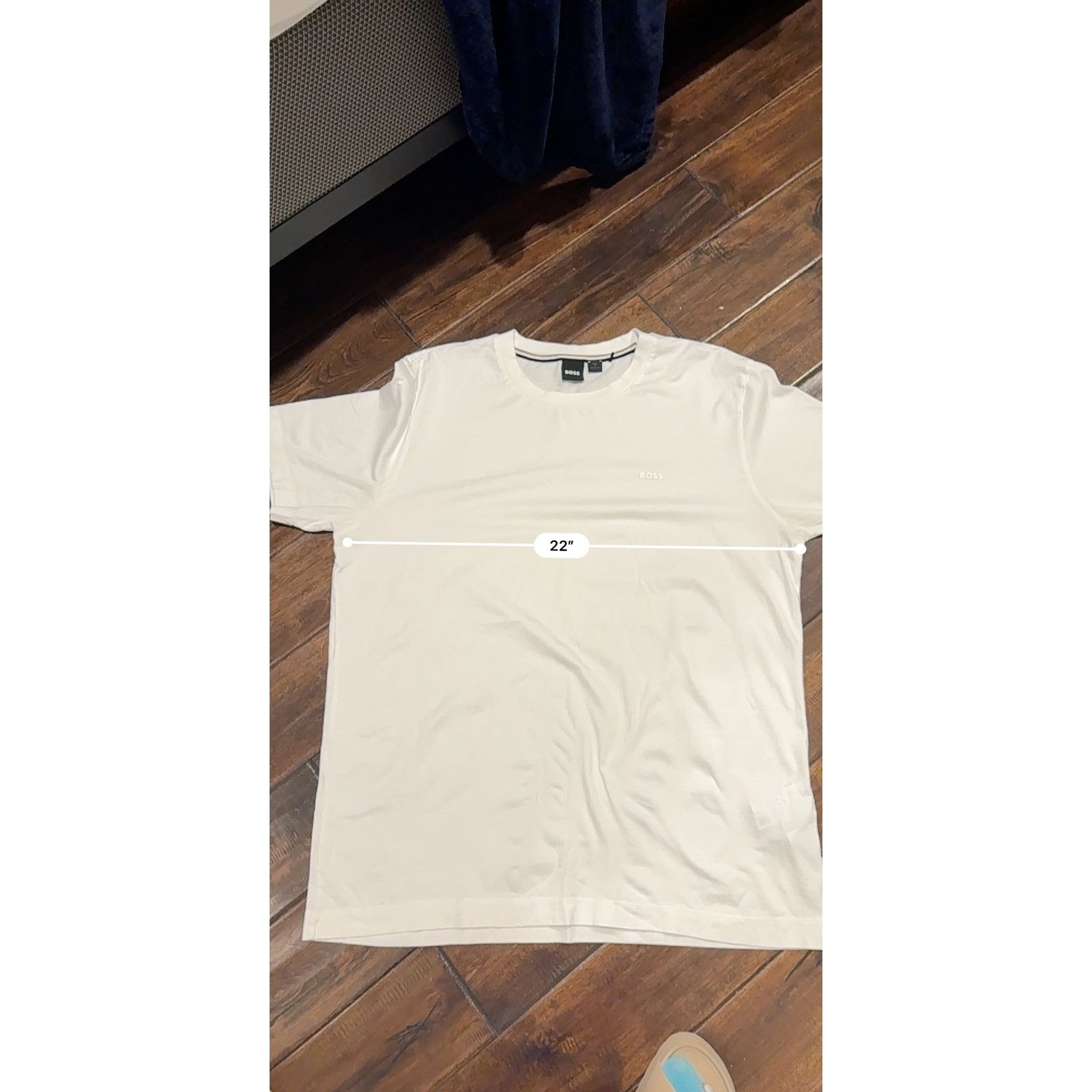 Hugo Boss BOSS Hugo Boss Mens Minimal Logo Tee (White) Size US XL / EU 56 / 4 - 9 Thumbnail