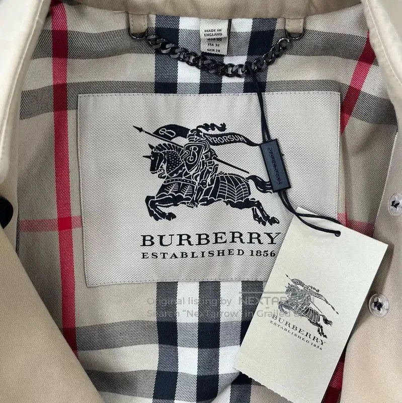 Burberry Burberry Women's Khaki Trench Coat XXS Size. Size XXS / US 00 / IT 34 - 4 Thumbnail