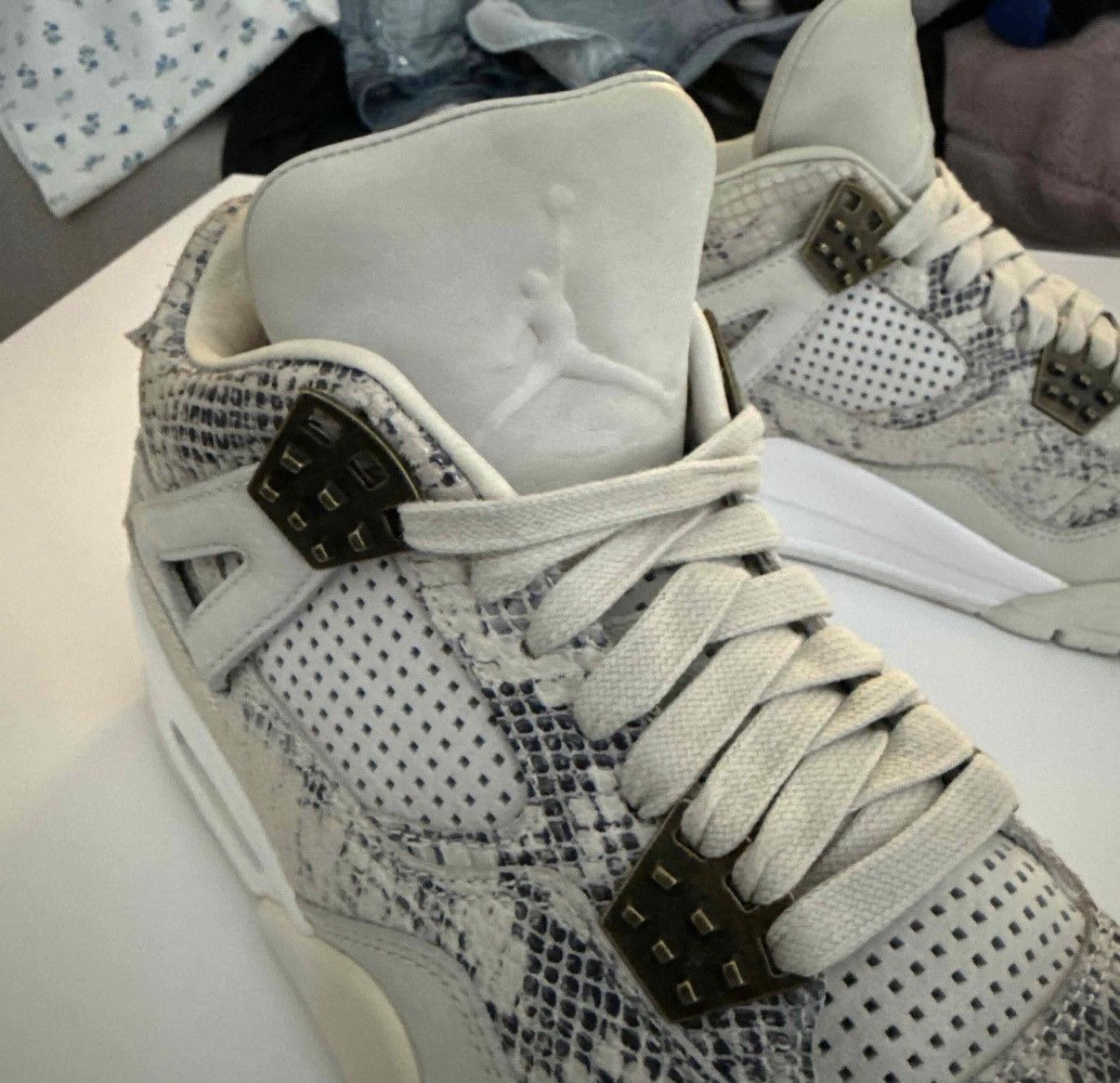 Jordan Brand Air Jordan 4 Retro Premium Snakeskin Python Size US 7 / EU 40 - 8 Thumbnail