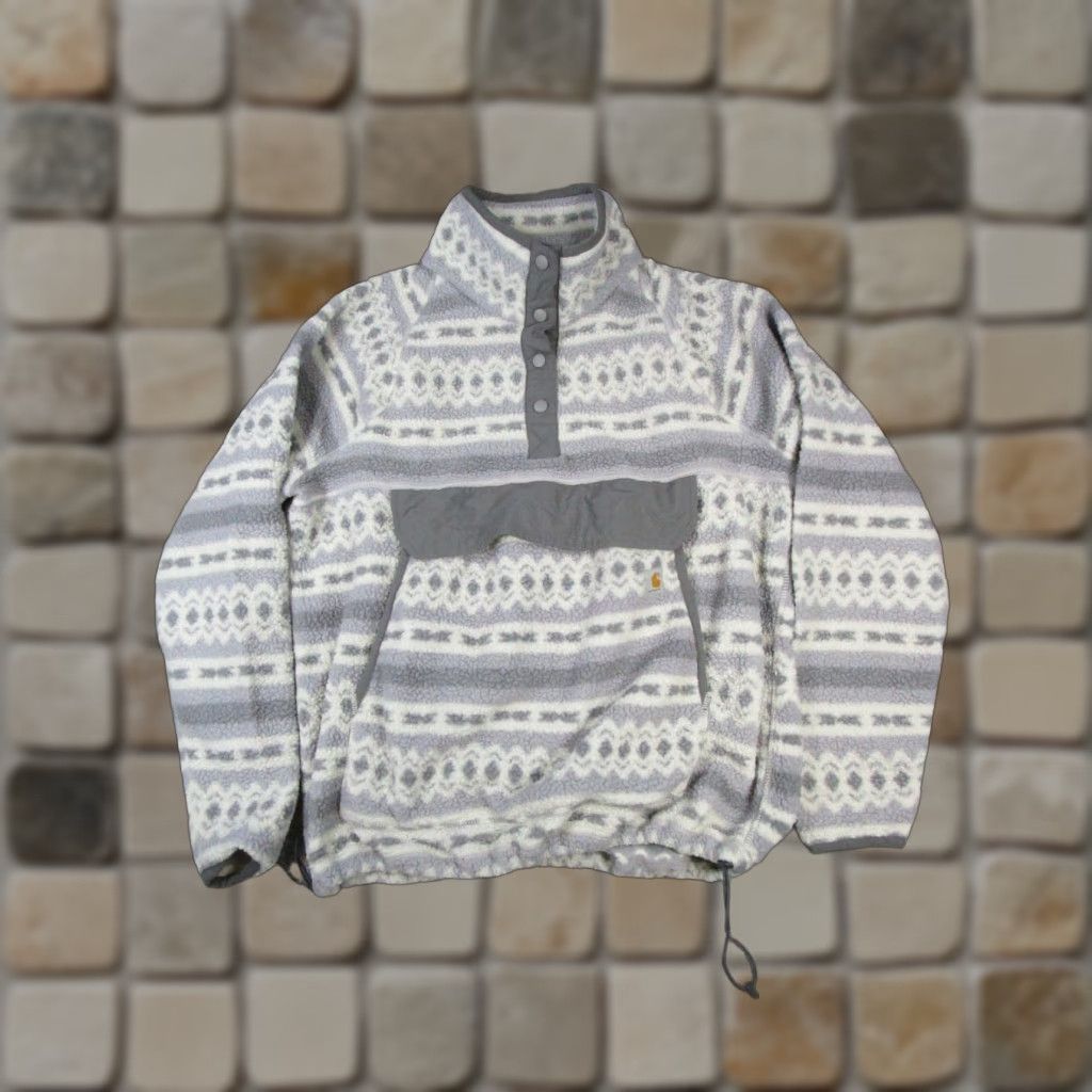 Carhartt Carhartt Jacket Womens XL Purple Aztec Anorak Geometric Fleece Cold Weather Regular Fit Size XL / US 12-14 / IT 48-50 - 1 Thumbnail