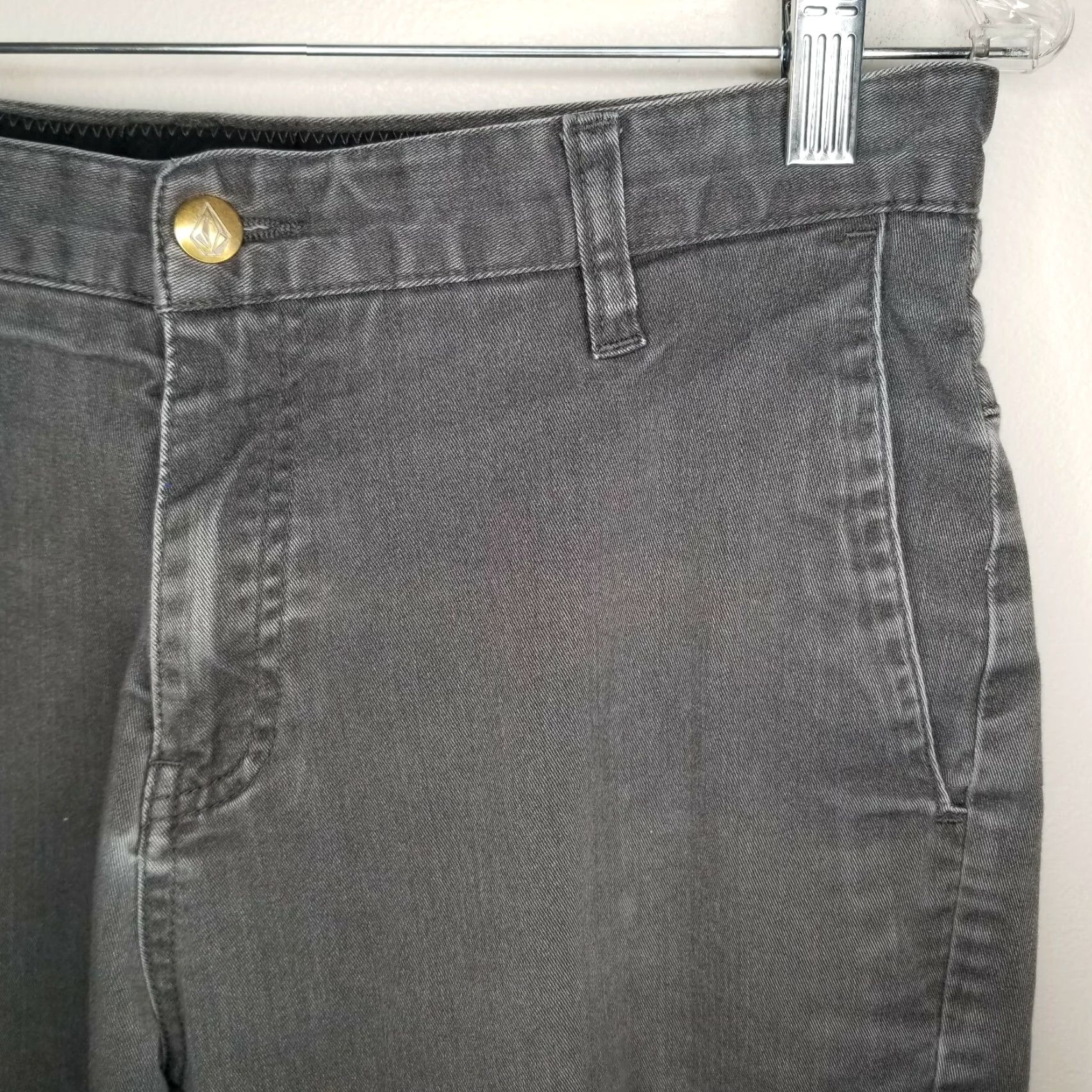 Volcom VOLCOM Men's Chino Shorts Size 30 Gray Corpo Class Regular Size US 30 / EU 46 - 2 Thumbnail