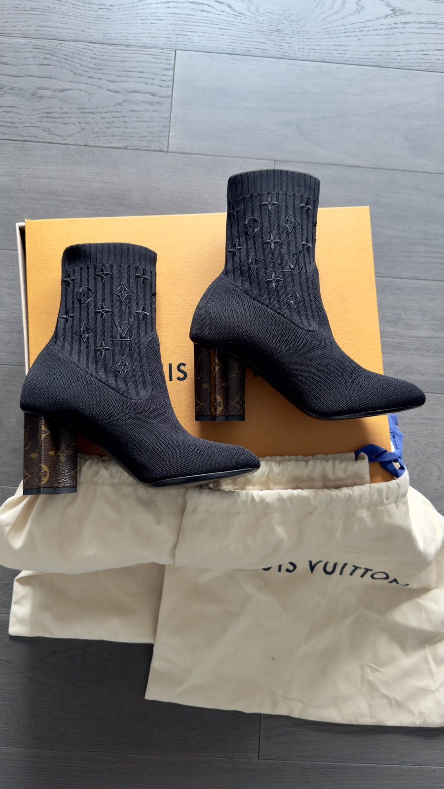 Louis Vuitton Louis Vuitton Silhouette Ankle Boot - Authentic Size US 8.5 / IT 38.5 - 1 Thumbnail