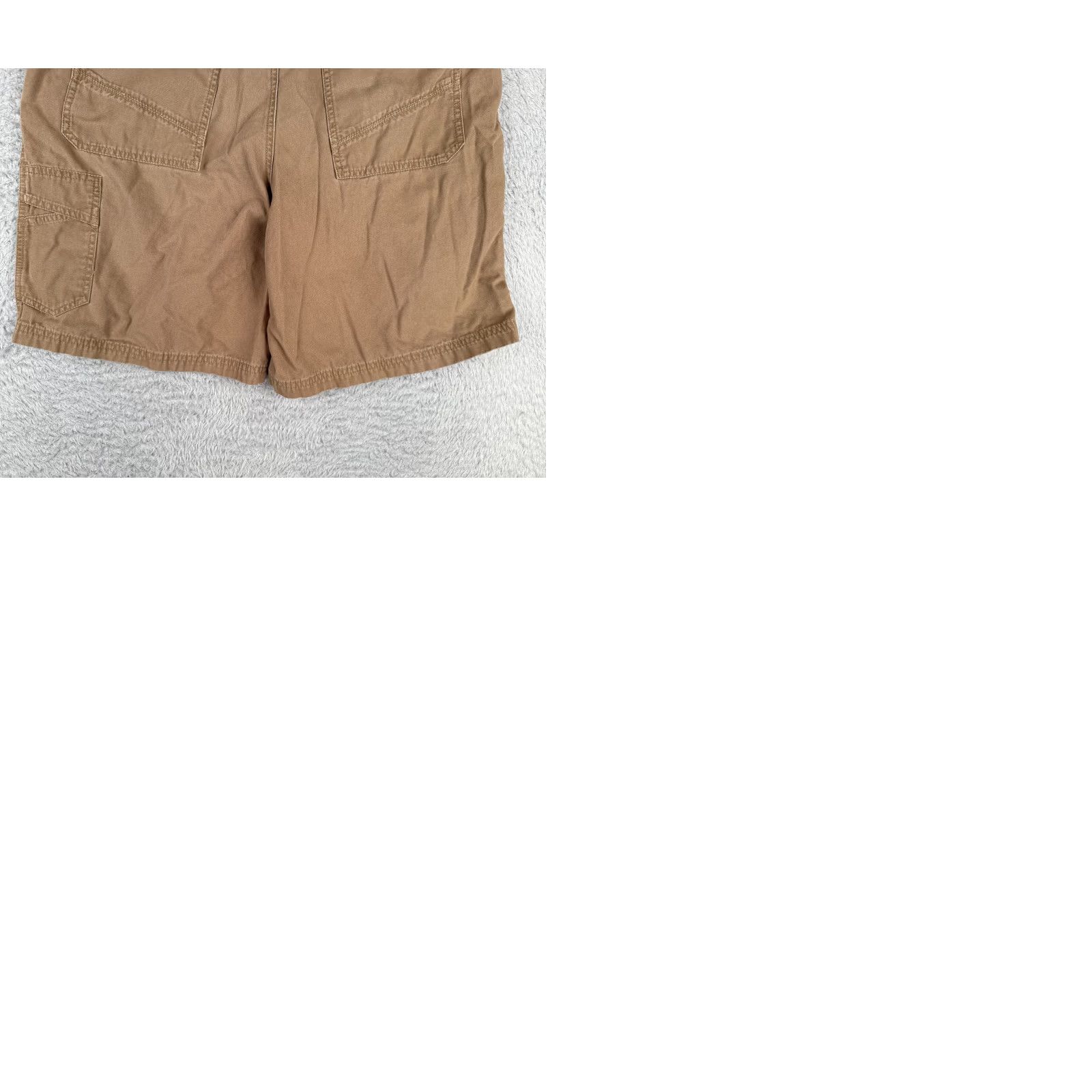 Vintage Columbia Men Shorts Cargo 36 Brown 100% Cotton Duck Fabric 9" Hike Camp Fishing Pockets Zip Cargo Pocket Regular Mens Size US 36 / EU 52 - 10 Thumbnail