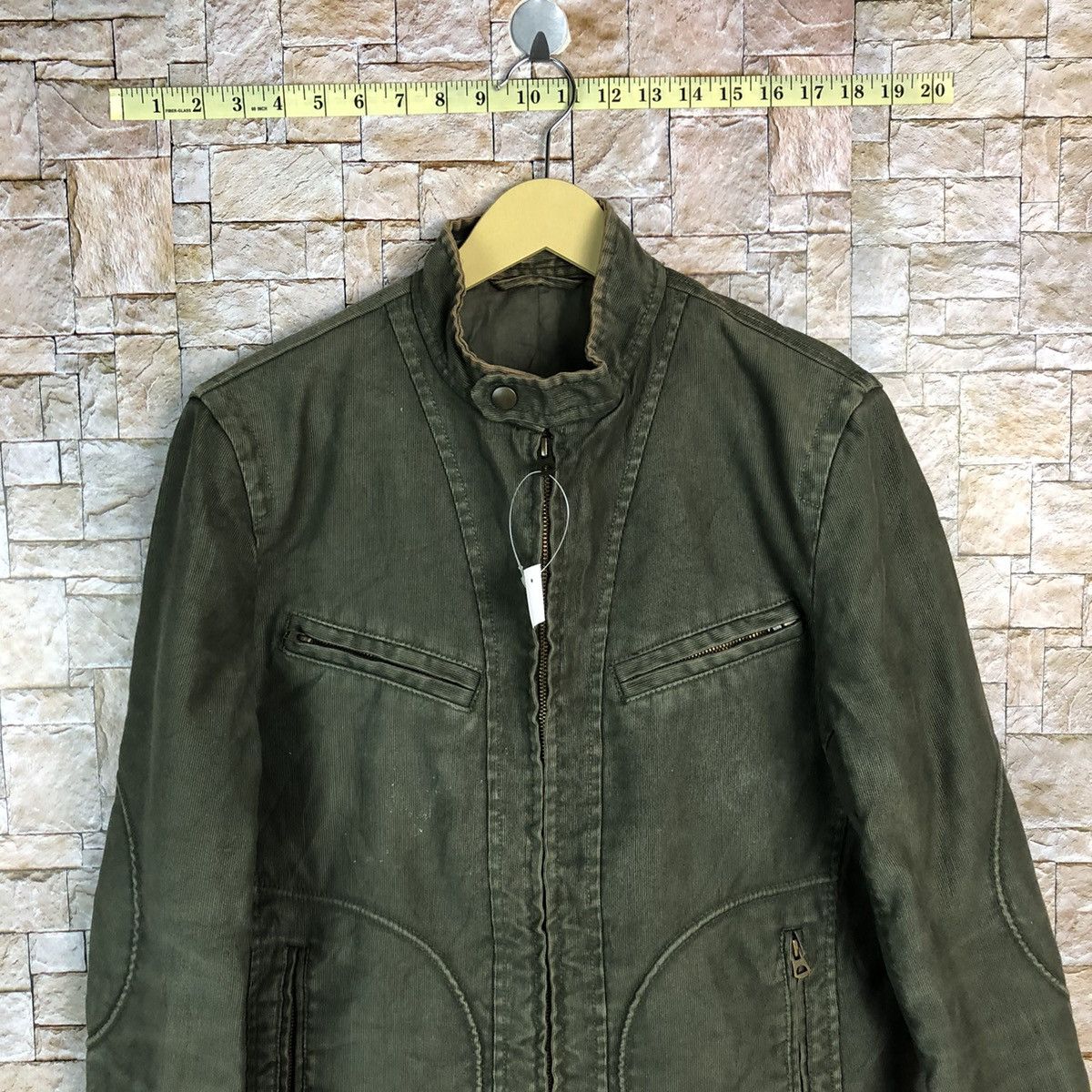 Japanese Brand Design Works Green faded jacket vintage #A668 Size US S / EU 44-46 / 1 - 2 Thumbnail