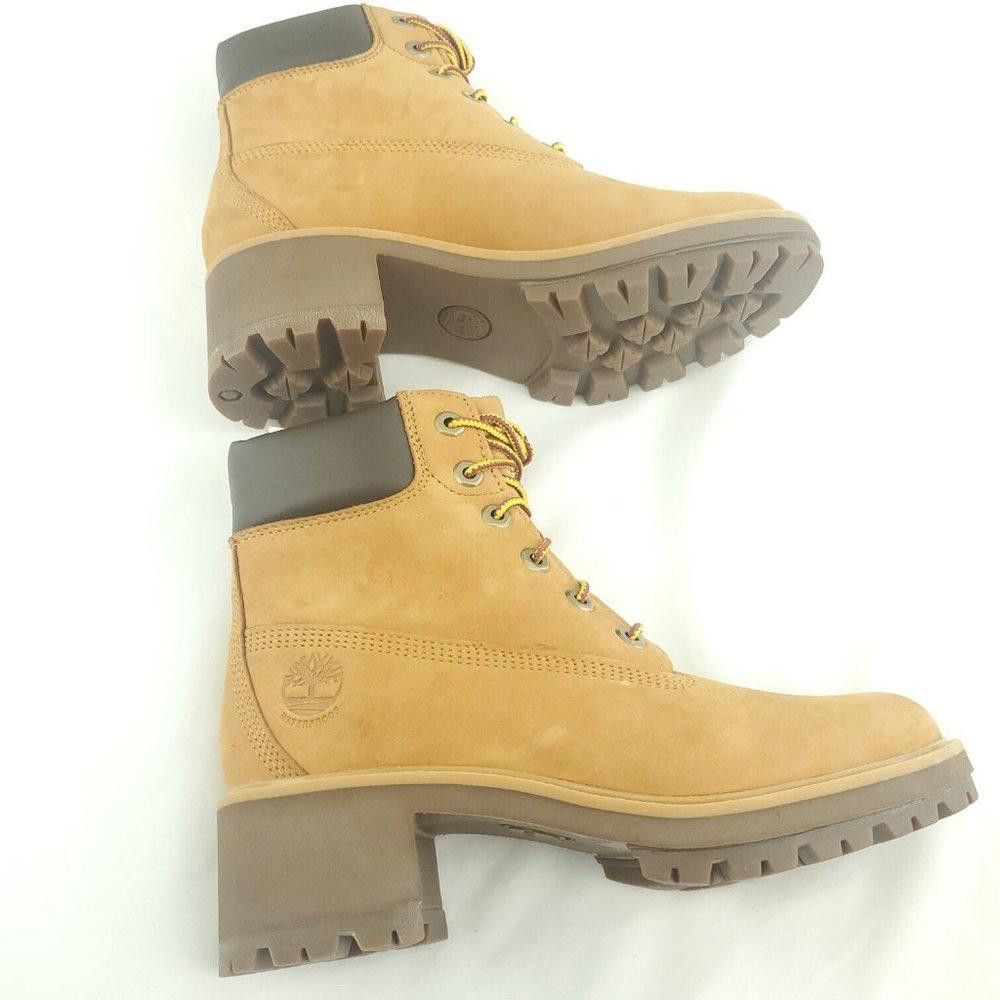 Timberland Timberland Womens Kinsley Nubuck Brown Combat Boots Siz… Size US 7 / IT 37 - 5 Thumbnail