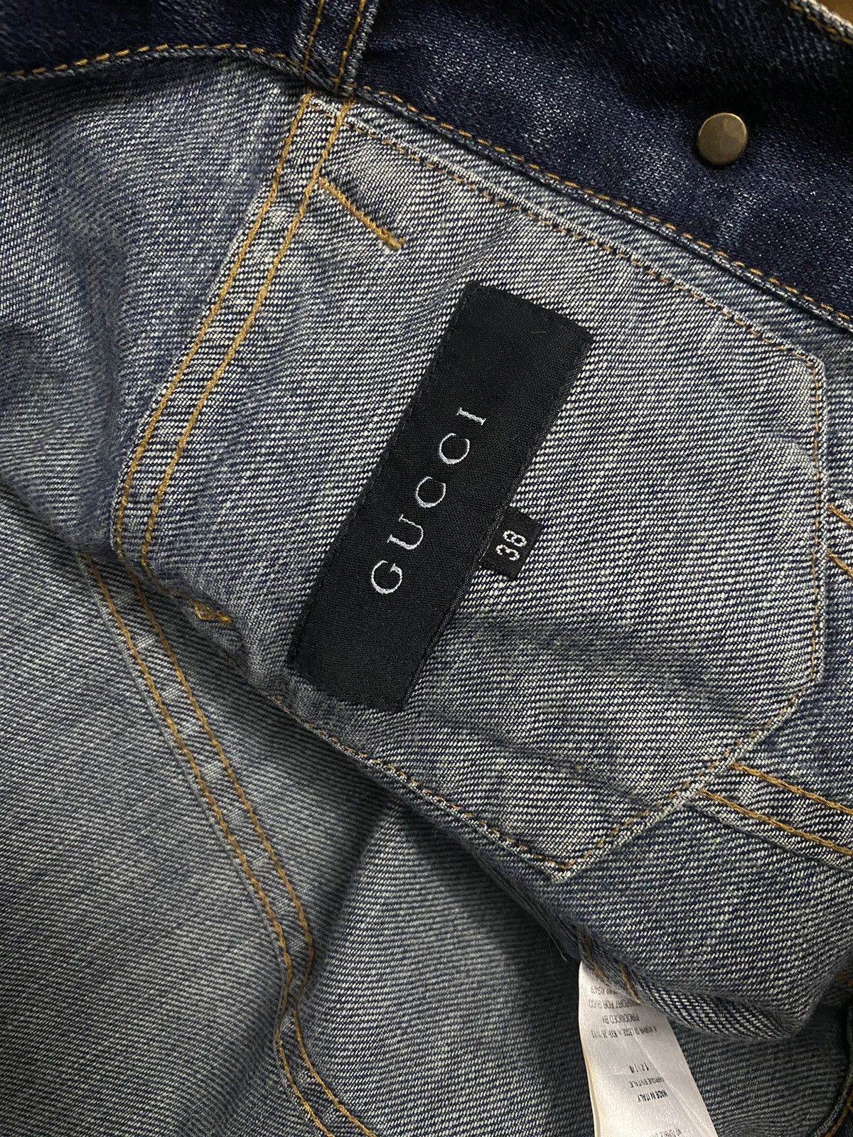 Gucci 2000s Gucci By Tom Ford Denim Jacket Size US S / EU 44-46 / 1 - 5 Thumbnail