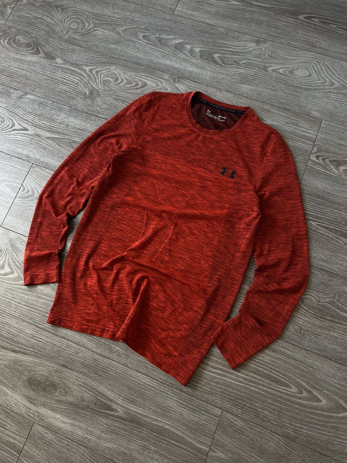 Under Armour Under Armour Threadborne Heatgear Fit Onyx Long Sleeve Tee Size US S / EU 44-46 / 1 - 8 Thumbnail