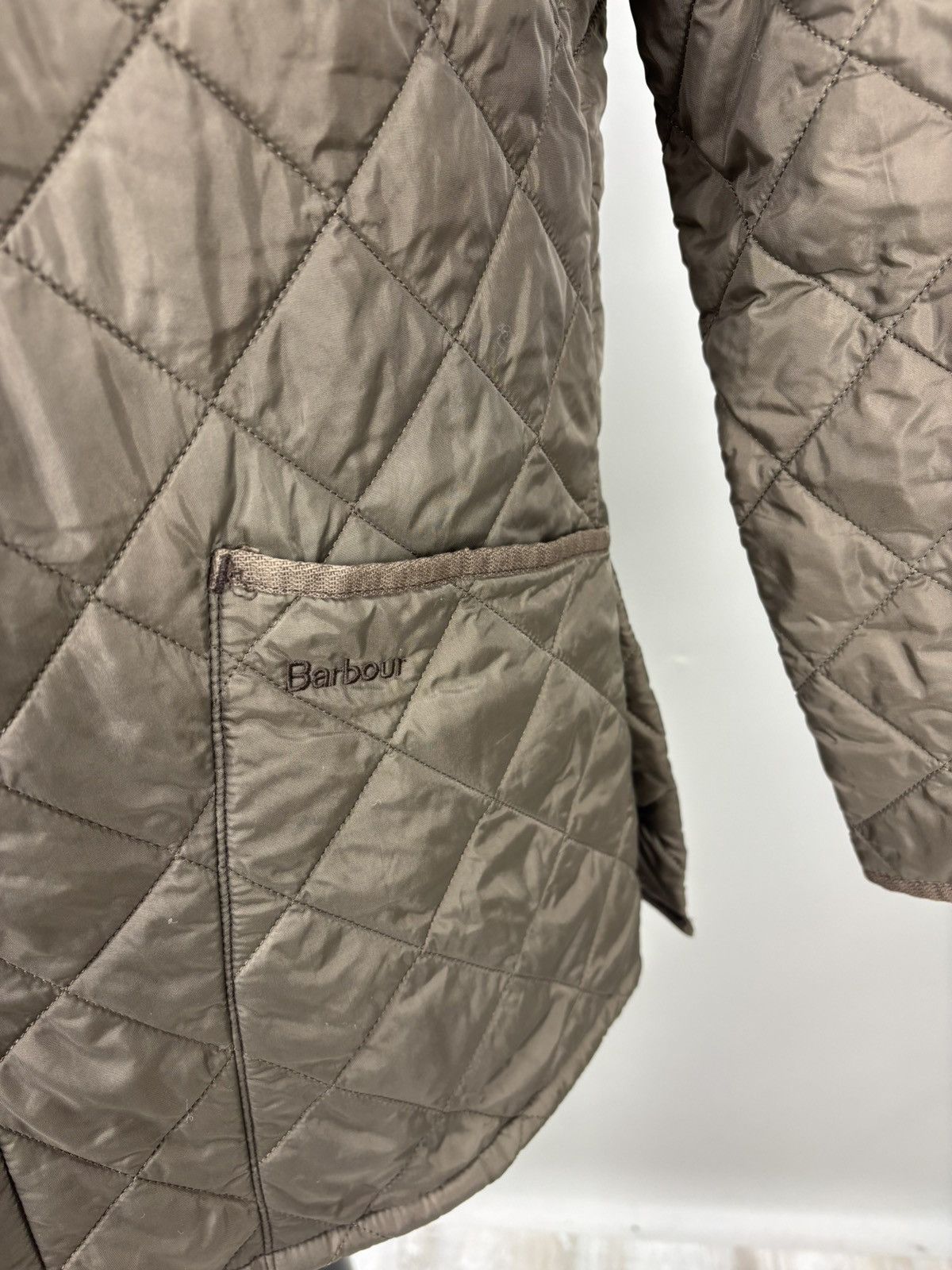 Barbour Mens quilted jacket Barbour Liddesdale Size S Color Brown Size US S / EU 44-46 / 1 - 4 Thumbnail