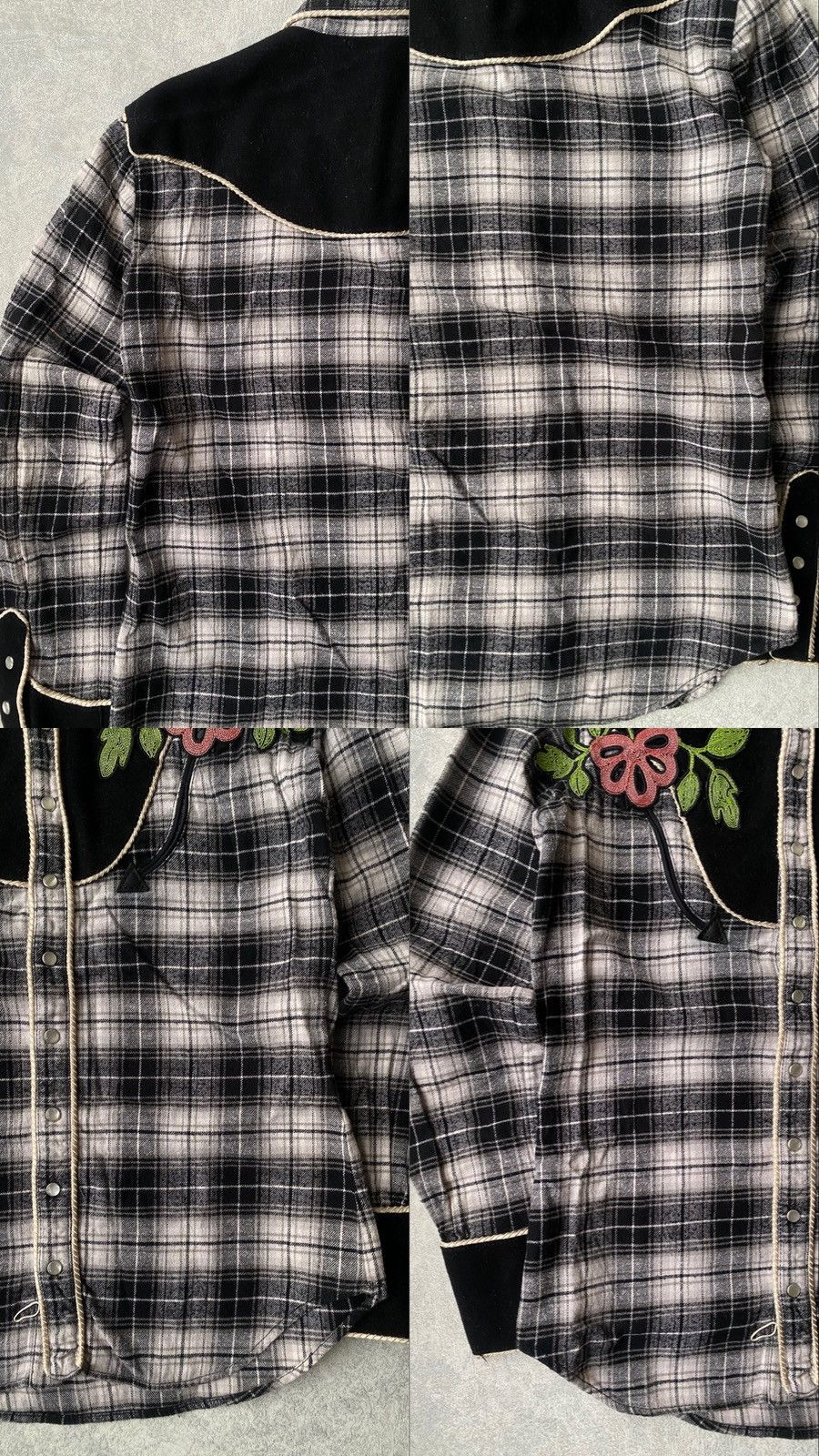 Dsquared2 RRP1335$ Dsquared2 Western Check Button Up Shirt Size S / US 4 / IT 40 - 9 Thumbnail