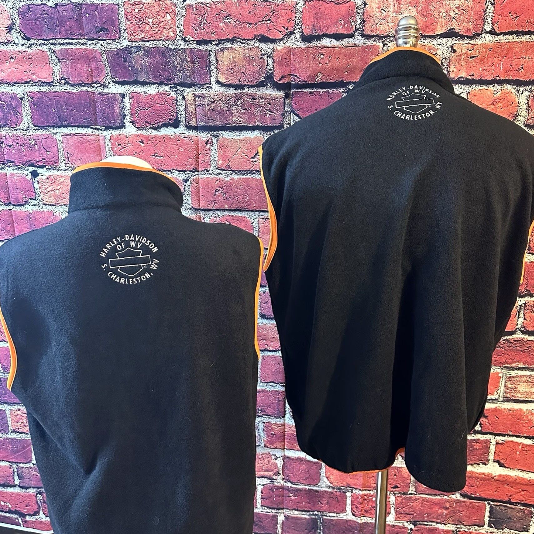 Harley Davidson Harley-Davidson Motorcycle Vest Unisex Adults XL His Hers Matching M Size US XL / EU 56 / 4 - 5 Thumbnail