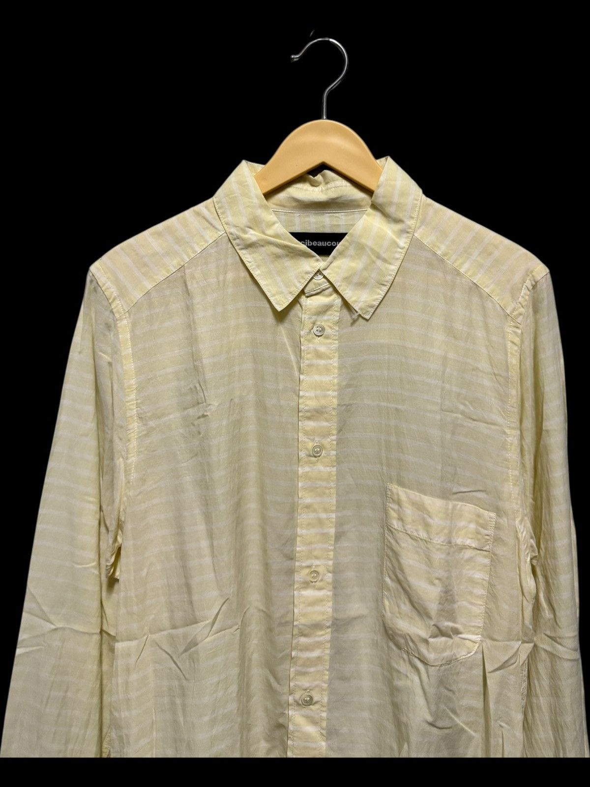 Designer × Japanese Brand × mercibeaucoup MERCIBEAUCOUP JAPANESE BRAND LONG SLEEVER SHIRT BUTTONS UP Size US M / EU 48-50 / 2 - 3 Thumbnail