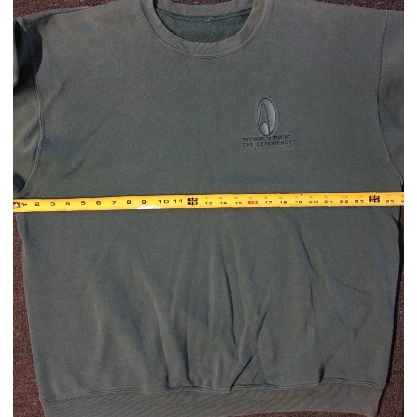 Vintage Vtg 90s Star Trek Experience Las Vegas Hilton faded Embroidered Sweatshirt XXL USA Hotel Wars Movie Size US XXL / EU 58 / 5 - 7 Thumbnail