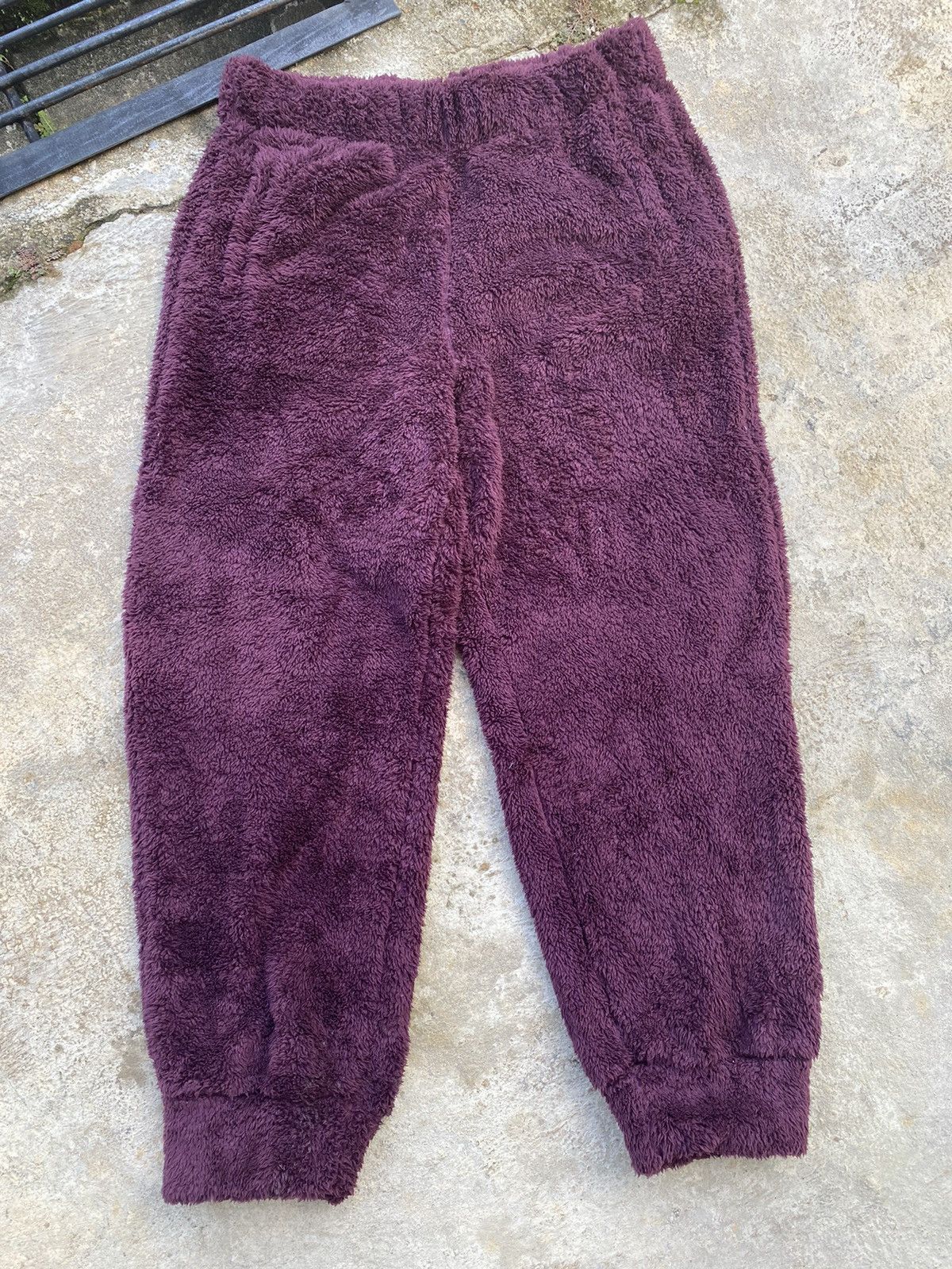 GU × Japanese Brand × Vintage 🔥Accept Binding 🔥 GU Sherpa Fleece Pants Size 33" - 2 Thumbnail
