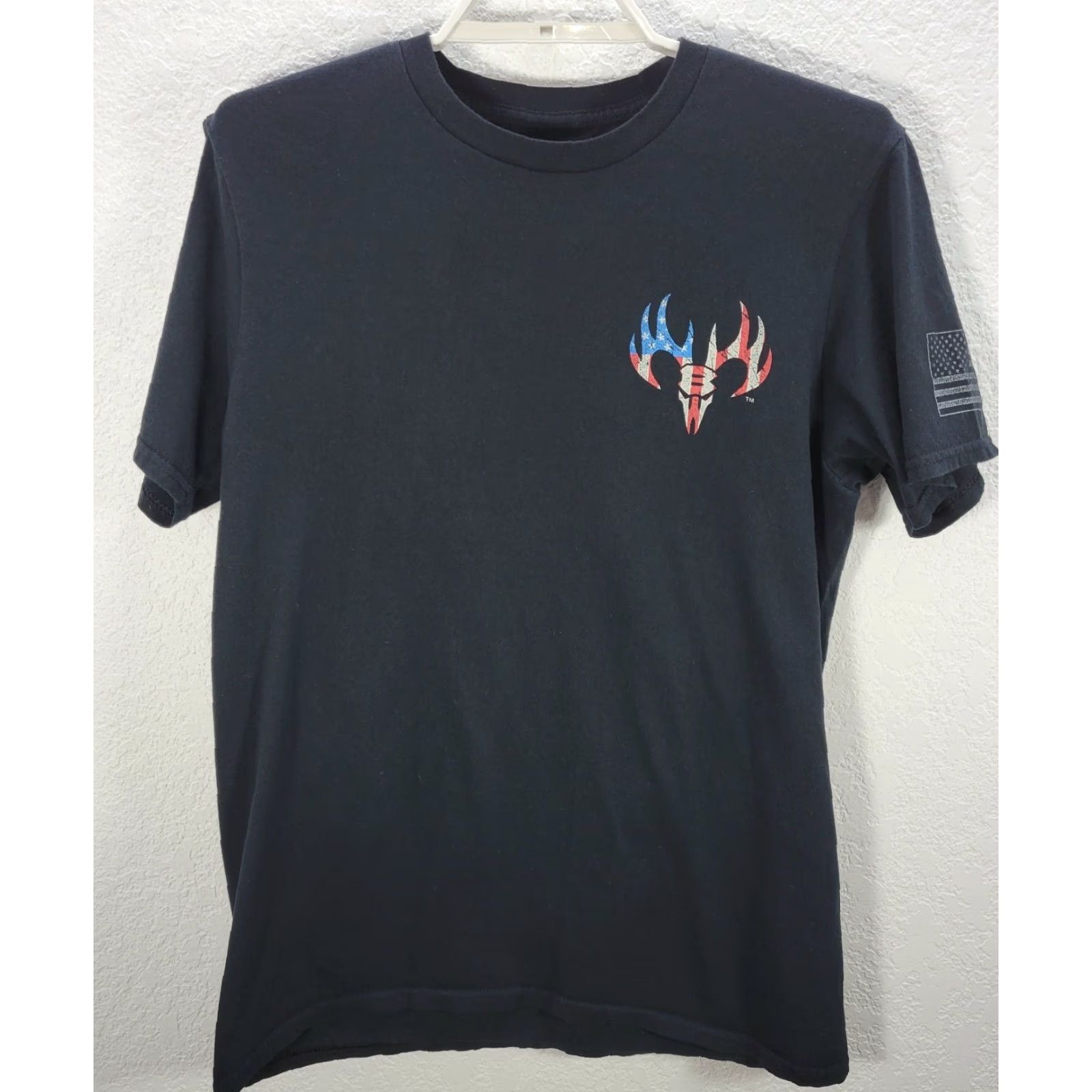 Vintage Buck Wear Respect This or Expect this 2016 T-Shirt Black S Mens Crew Neck Short Sleeve Graphic Tee Size US S / EU 44-46 / 1 - 4 Thumbnail