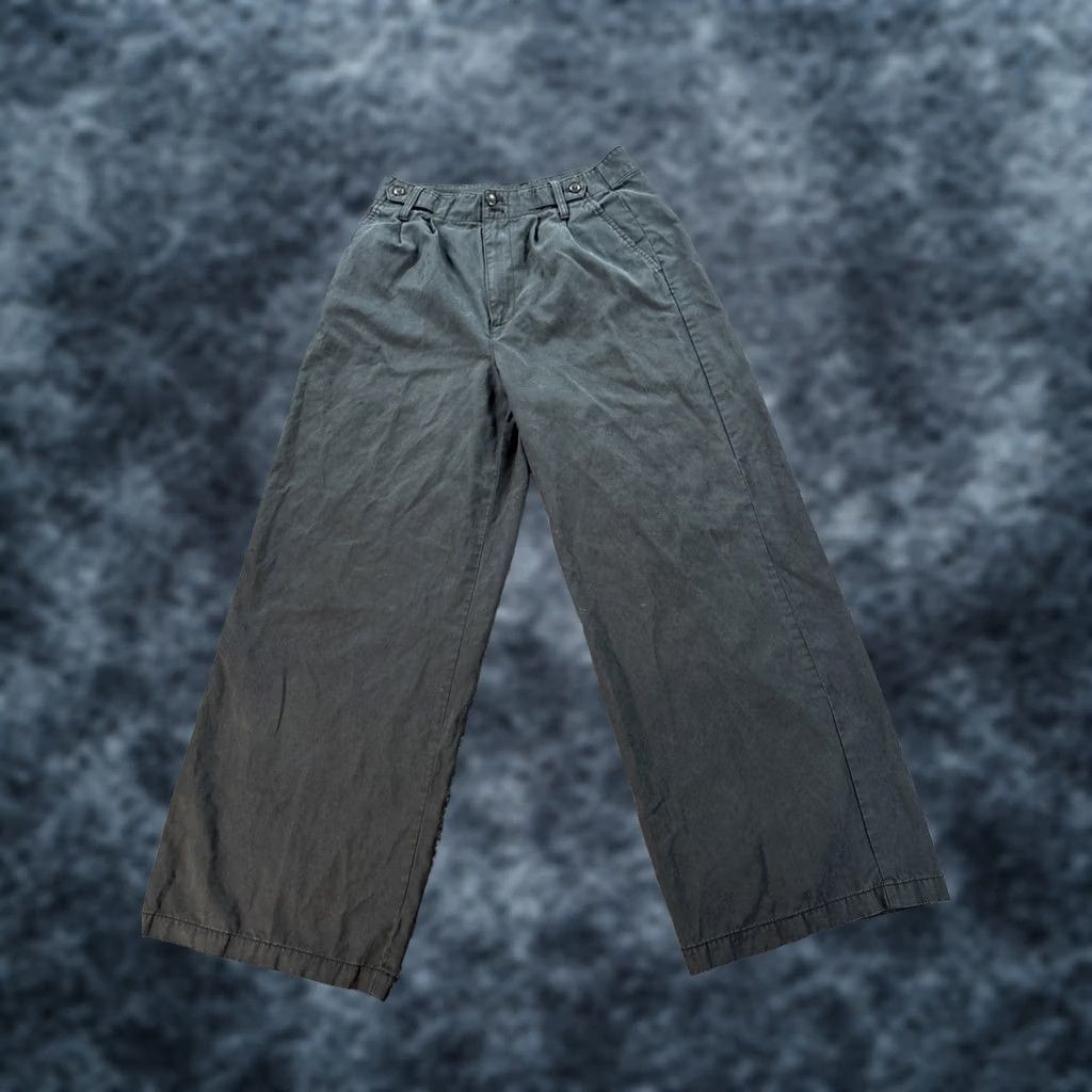 Madewell Madewell Pants Women 6 The Harlow Wide-Leg Lyocell Cotton Linen Gray Women 6 Wide Leg Pant Gray Size 28" / US 6 / IT 42 - 1 Thumbnail