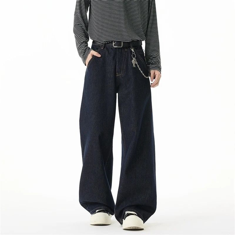 Vintage Contrast Topstitching Design Men's Jeans Size US 33 - 1 Thumbnail